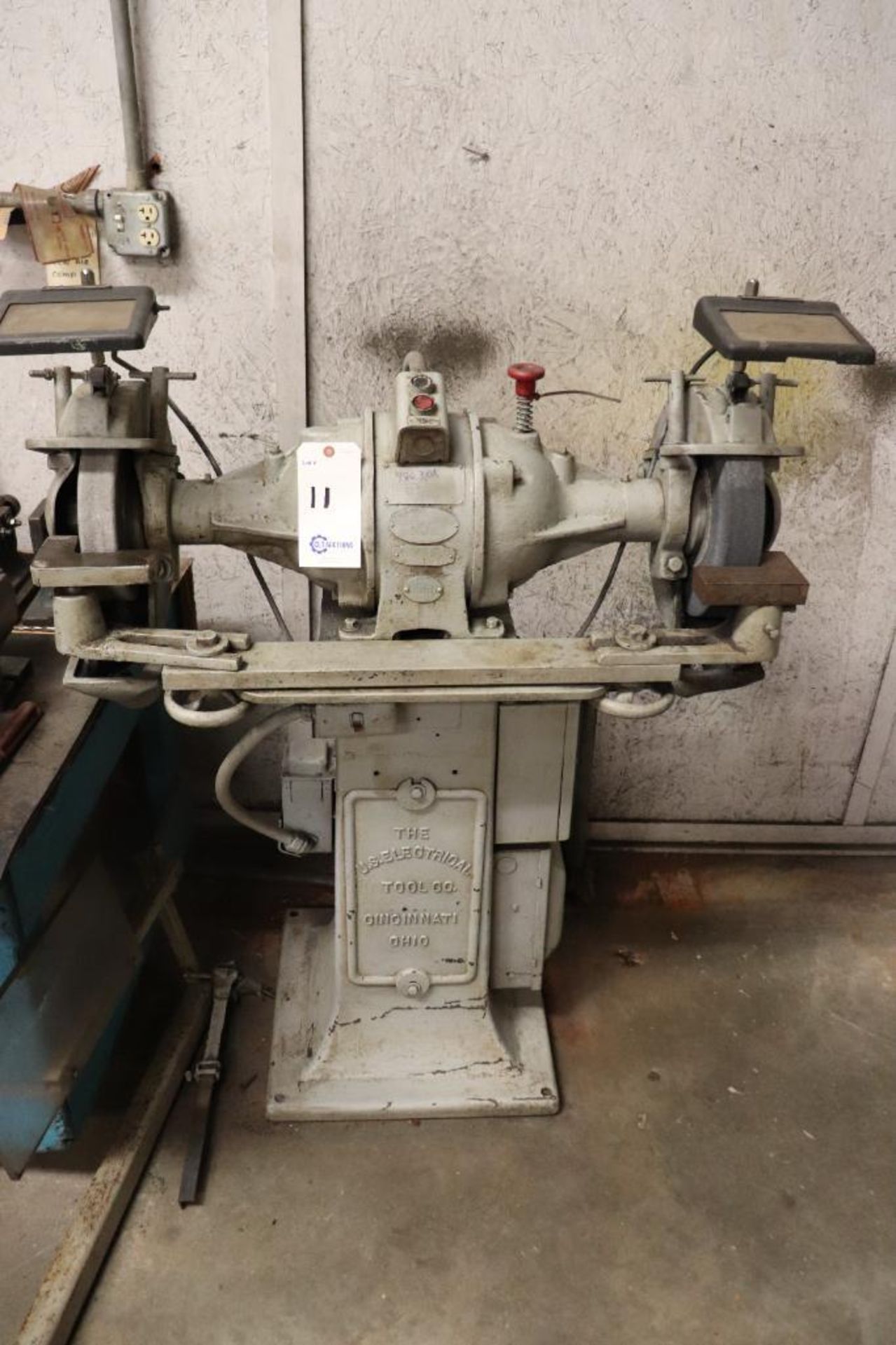 The U.S. Electrical Tool Co pedestal grinder