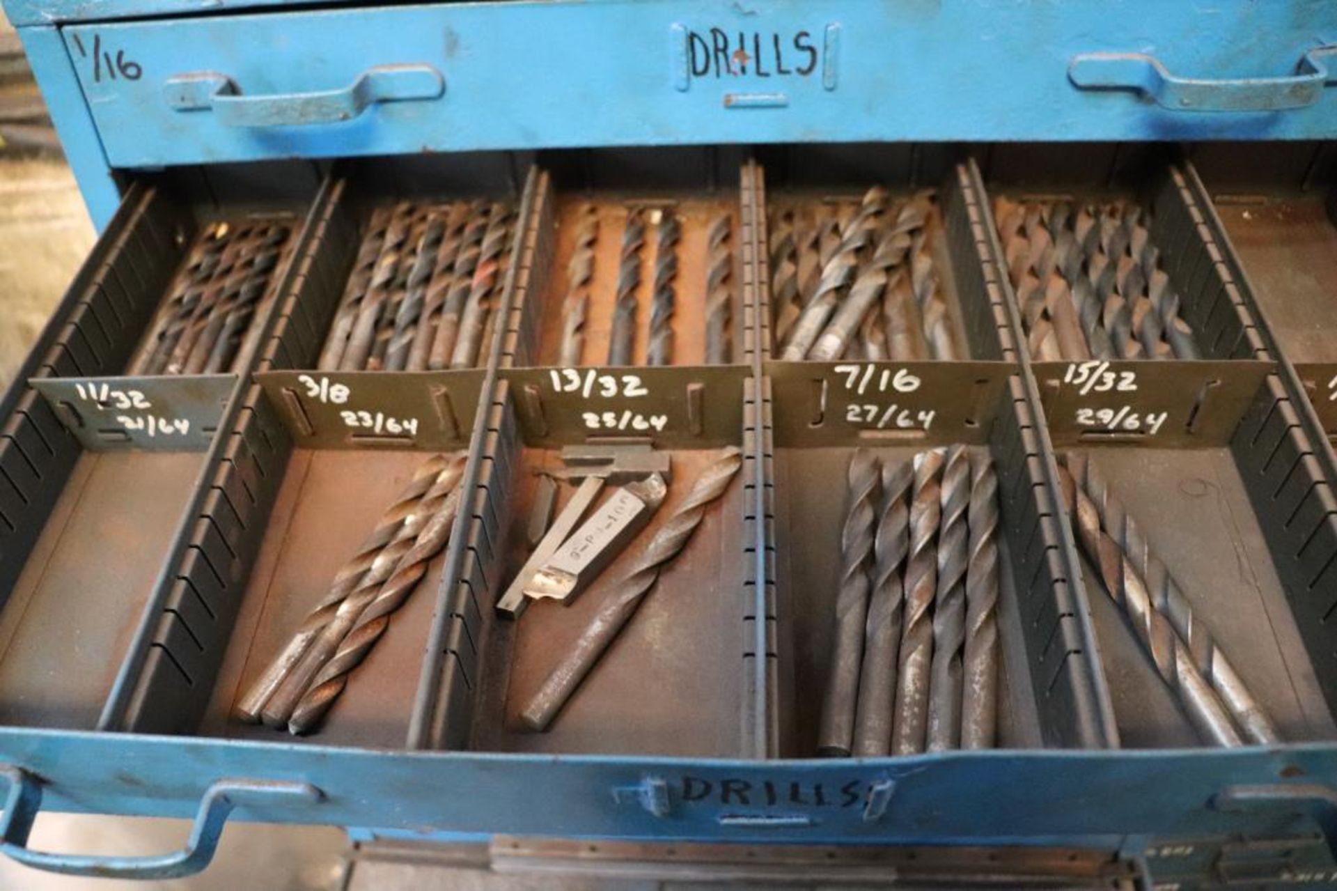 Index cabinet w/ drills, endmills & taps - Image 9 of 11