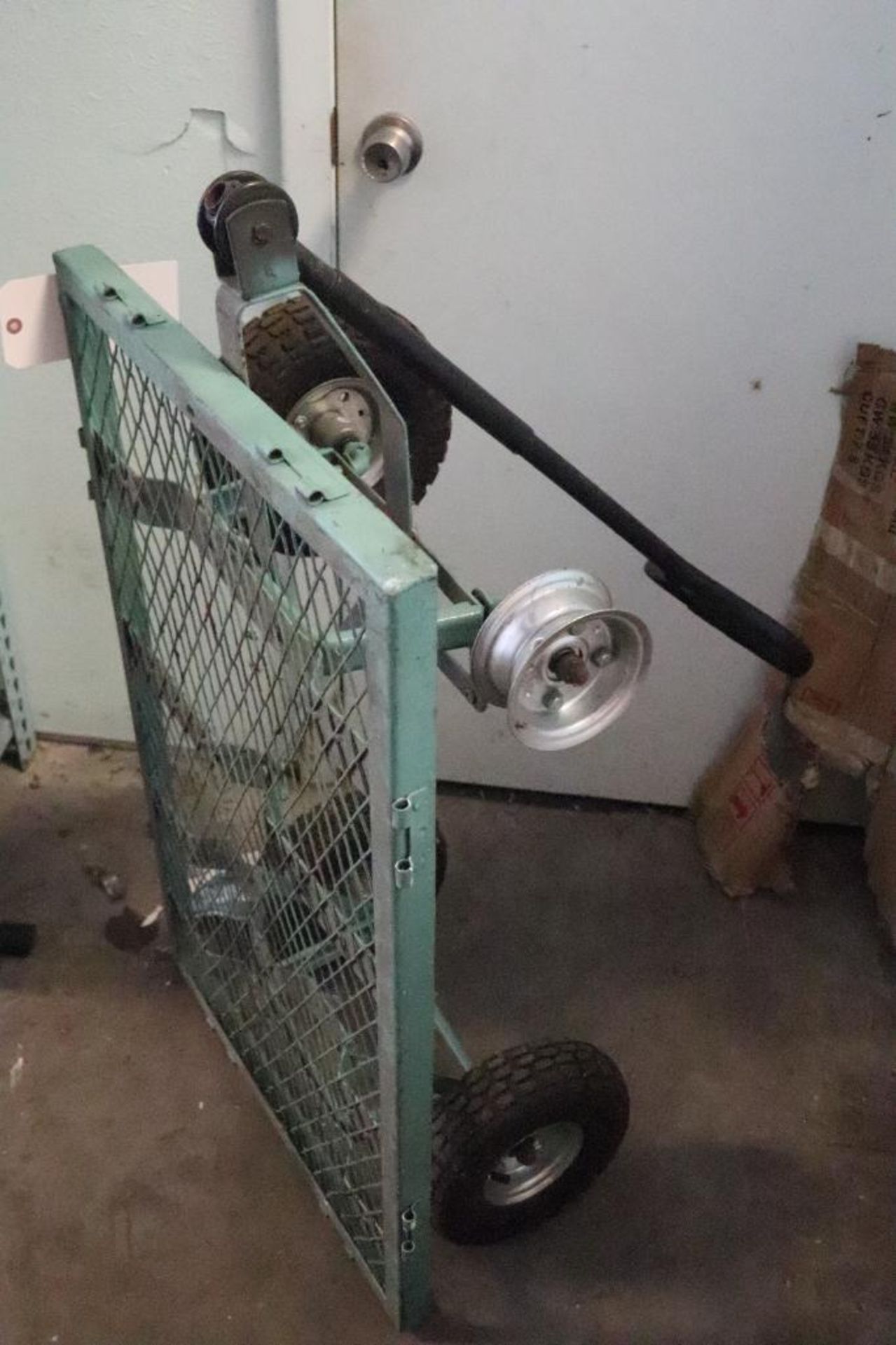 Wire mesh, pneumatic tire cart - Image 3 of 3