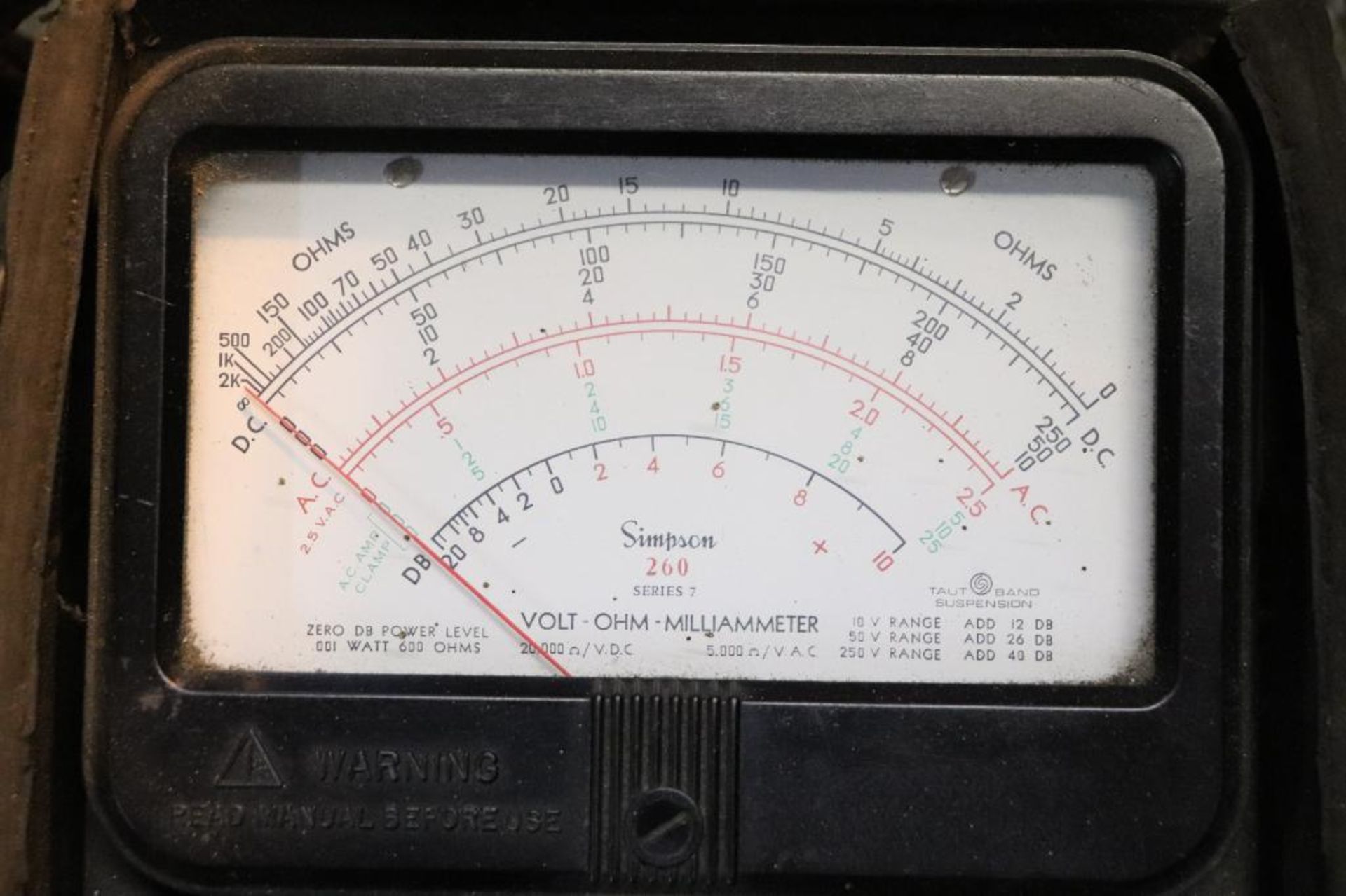 Simpson vintage multimeter - Image 3 of 6