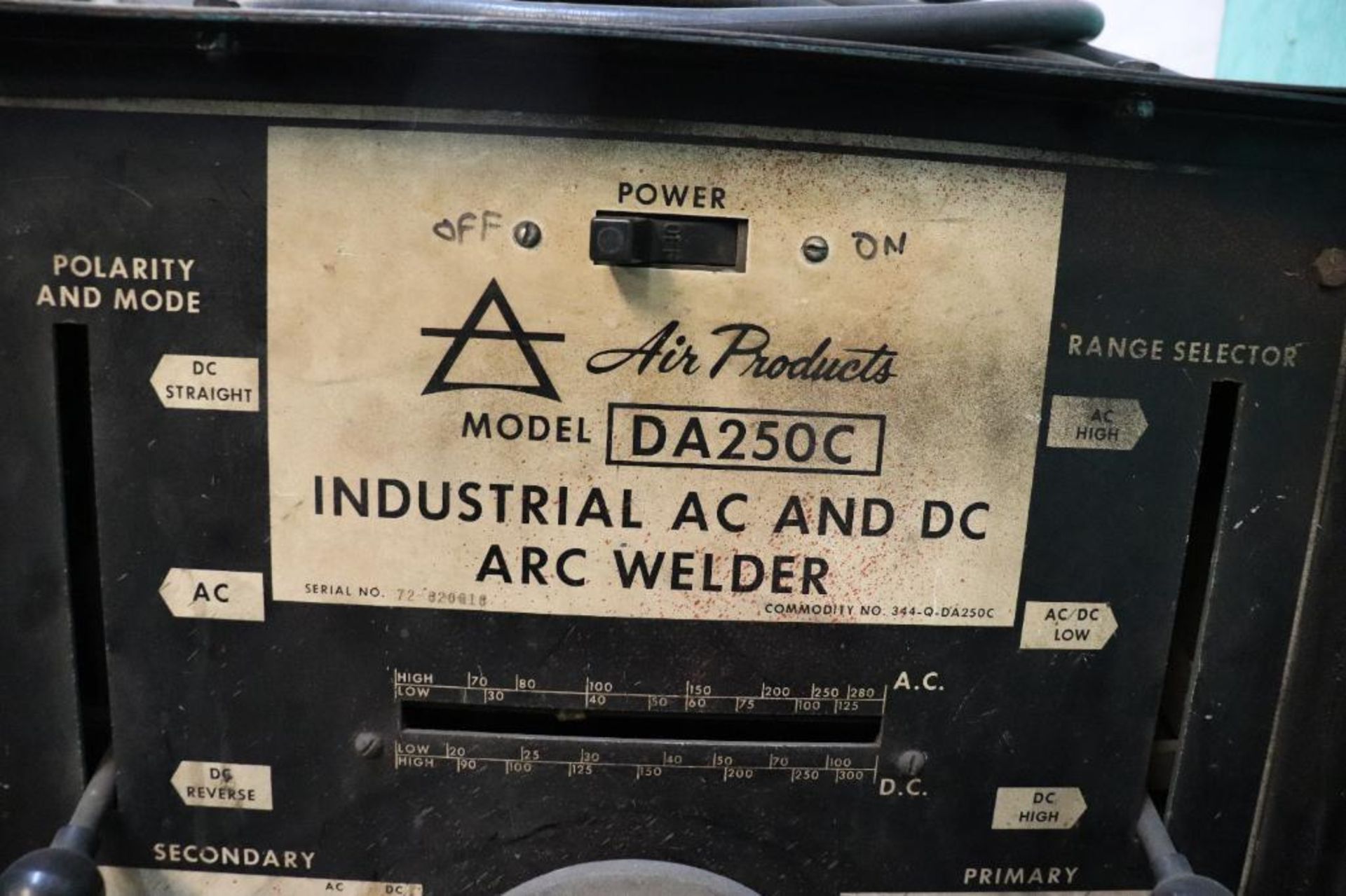 Air Products DA250C AC/DC ARC welder - Image 4 of 5
