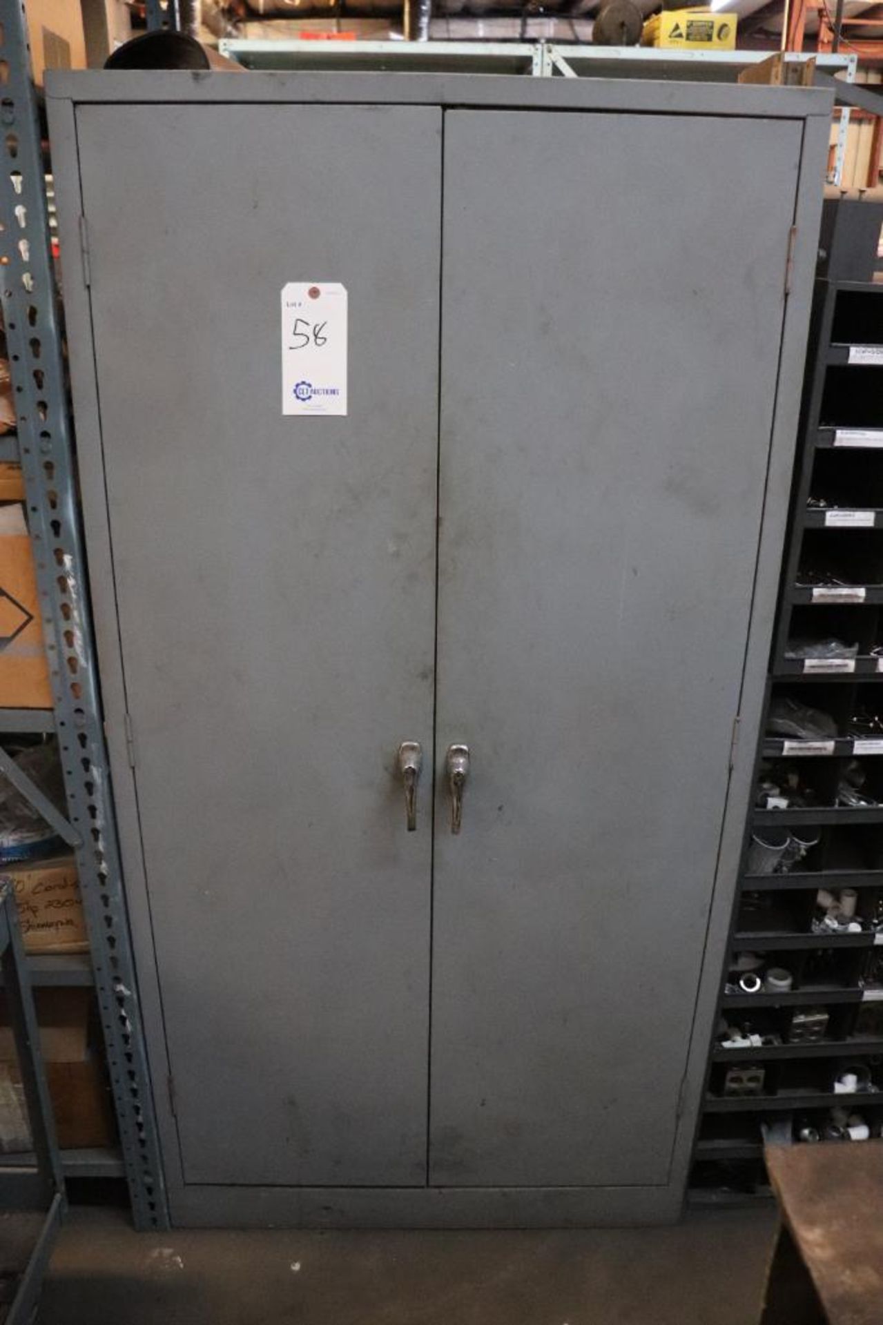 Steel cabinet w/ shipping supplies