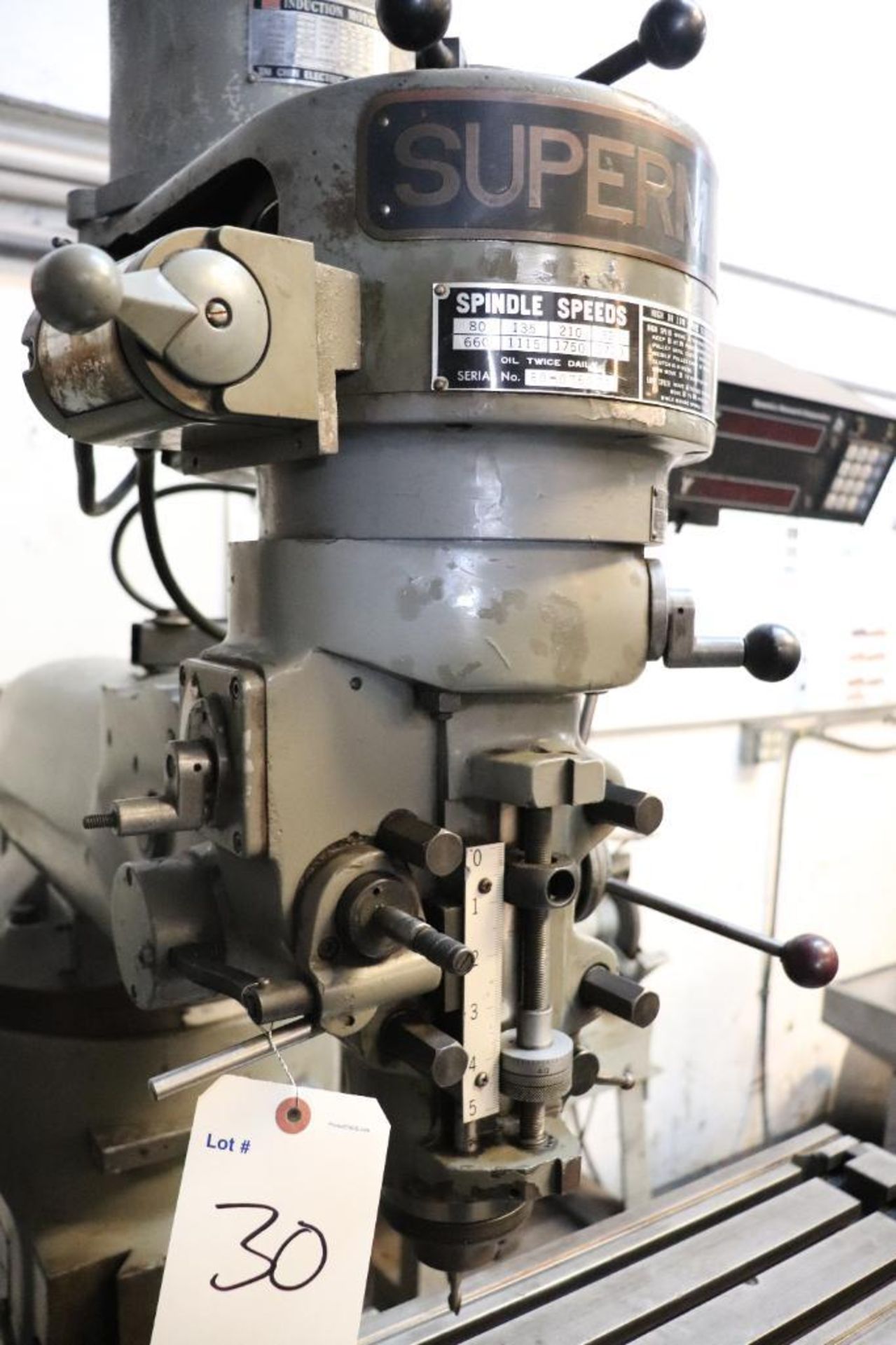 Supermax YC-1 1/2 VA vertical milling machine - Image 4 of 11