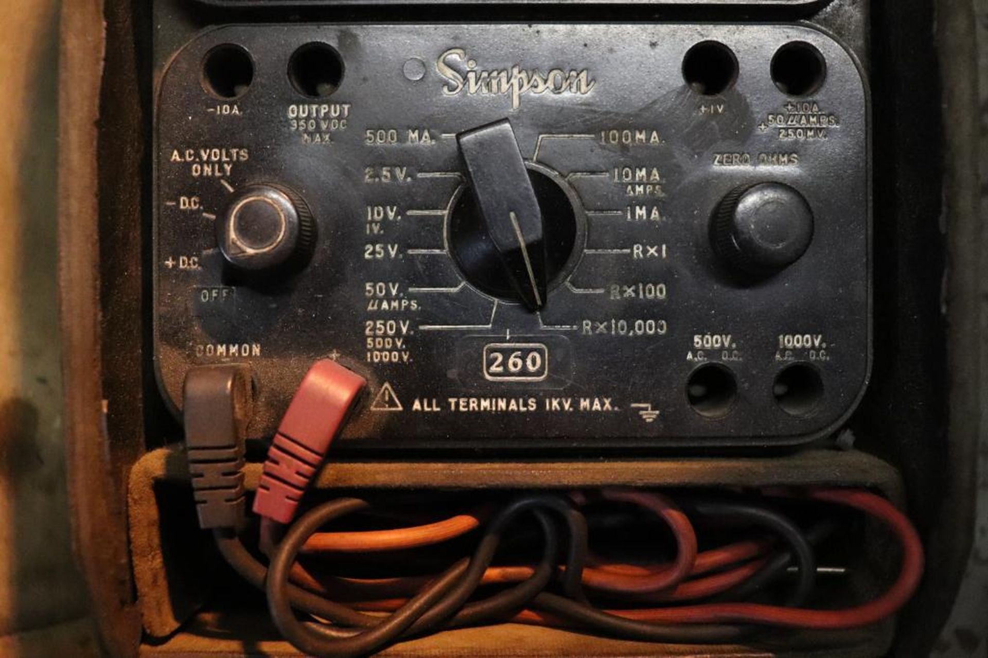 Simpson vintage multimeter - Image 4 of 6