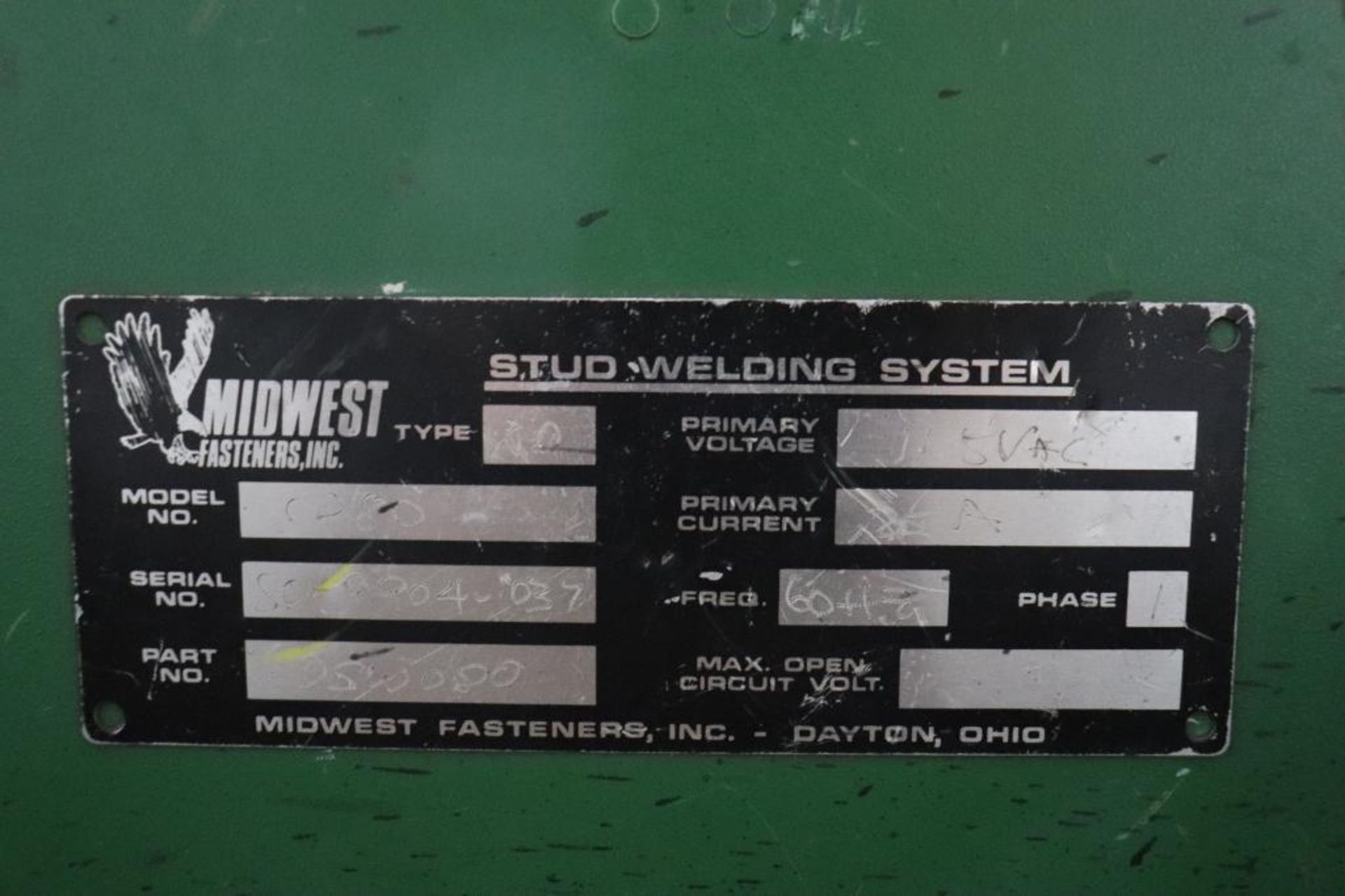 Midwest CD80 stud welder - Image 4 of 7