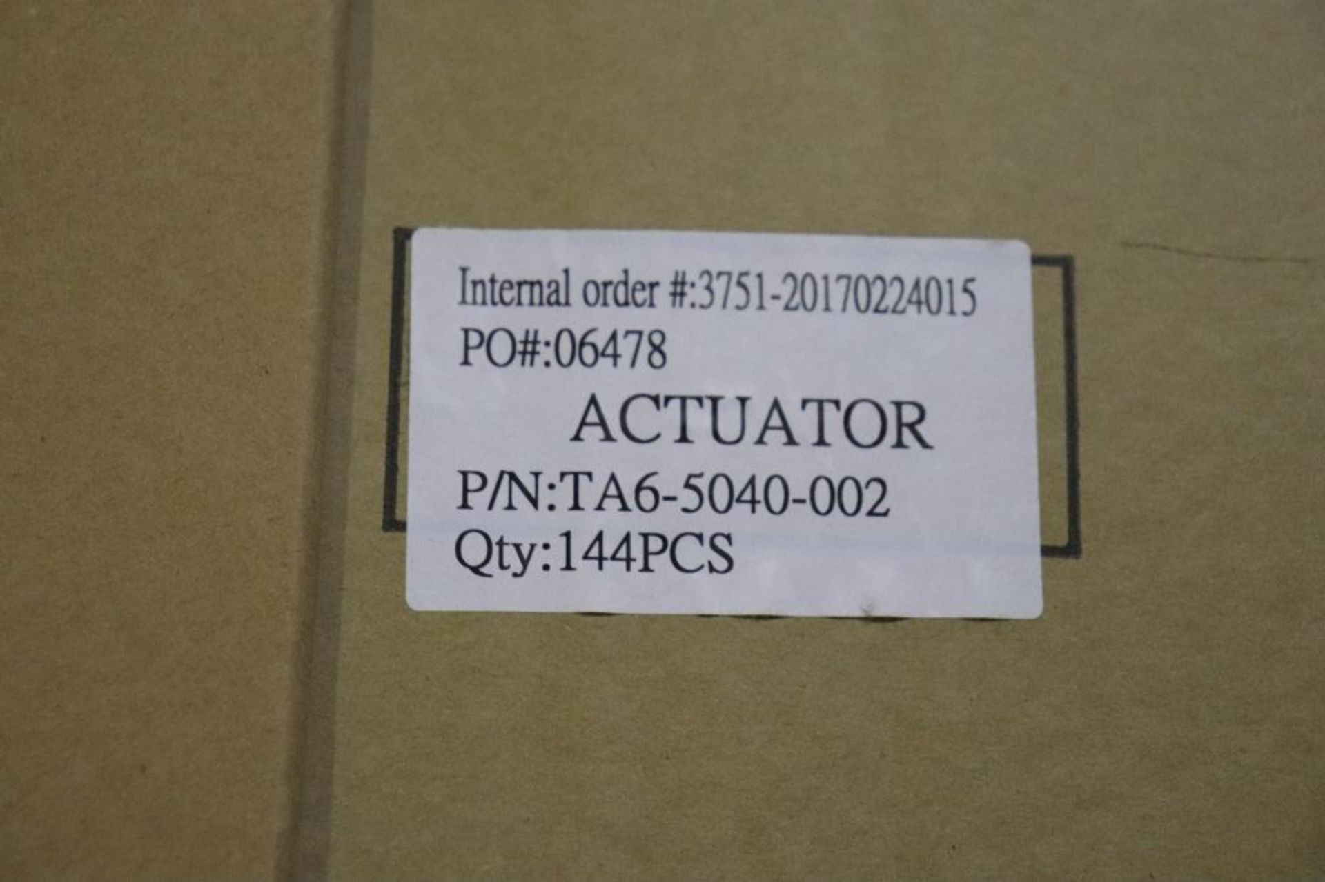 Pallets of TiMotion linear actuators TA6-5040-002 - Image 2 of 5