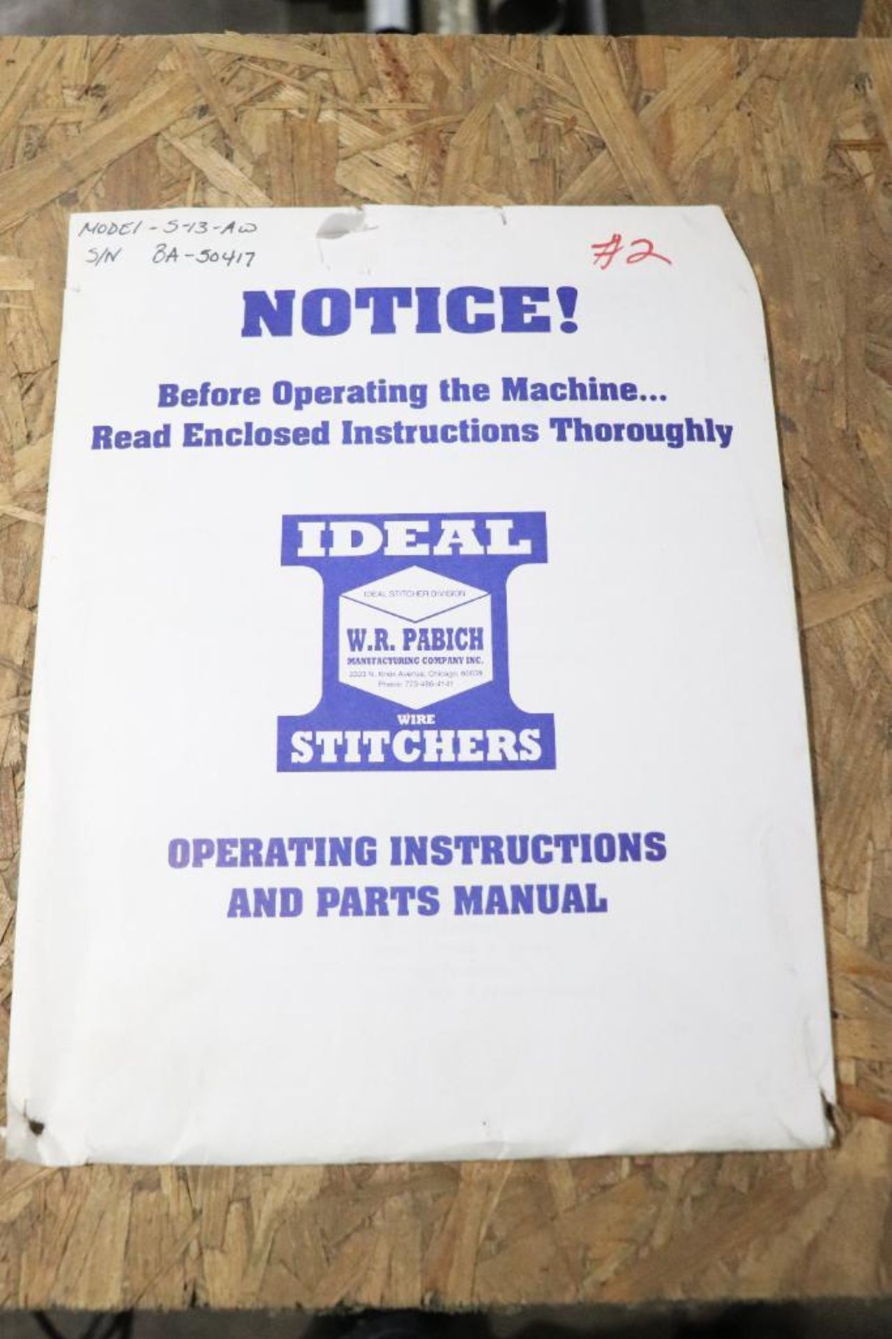 Ideal Stitcher Model S13AW - Image 6 of 6