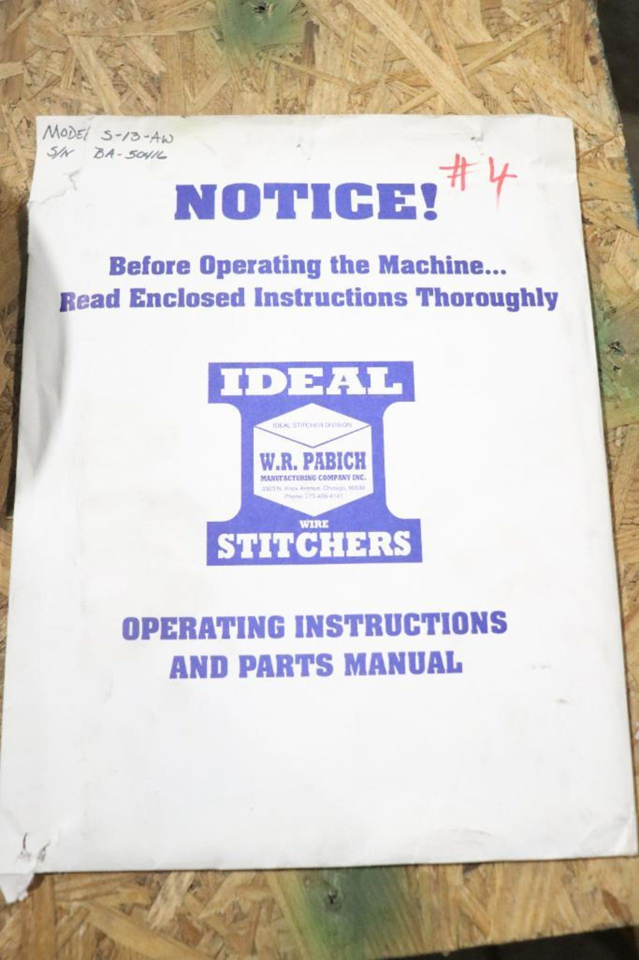 Ideal Stitcher Model S13AW - Image 7 of 7