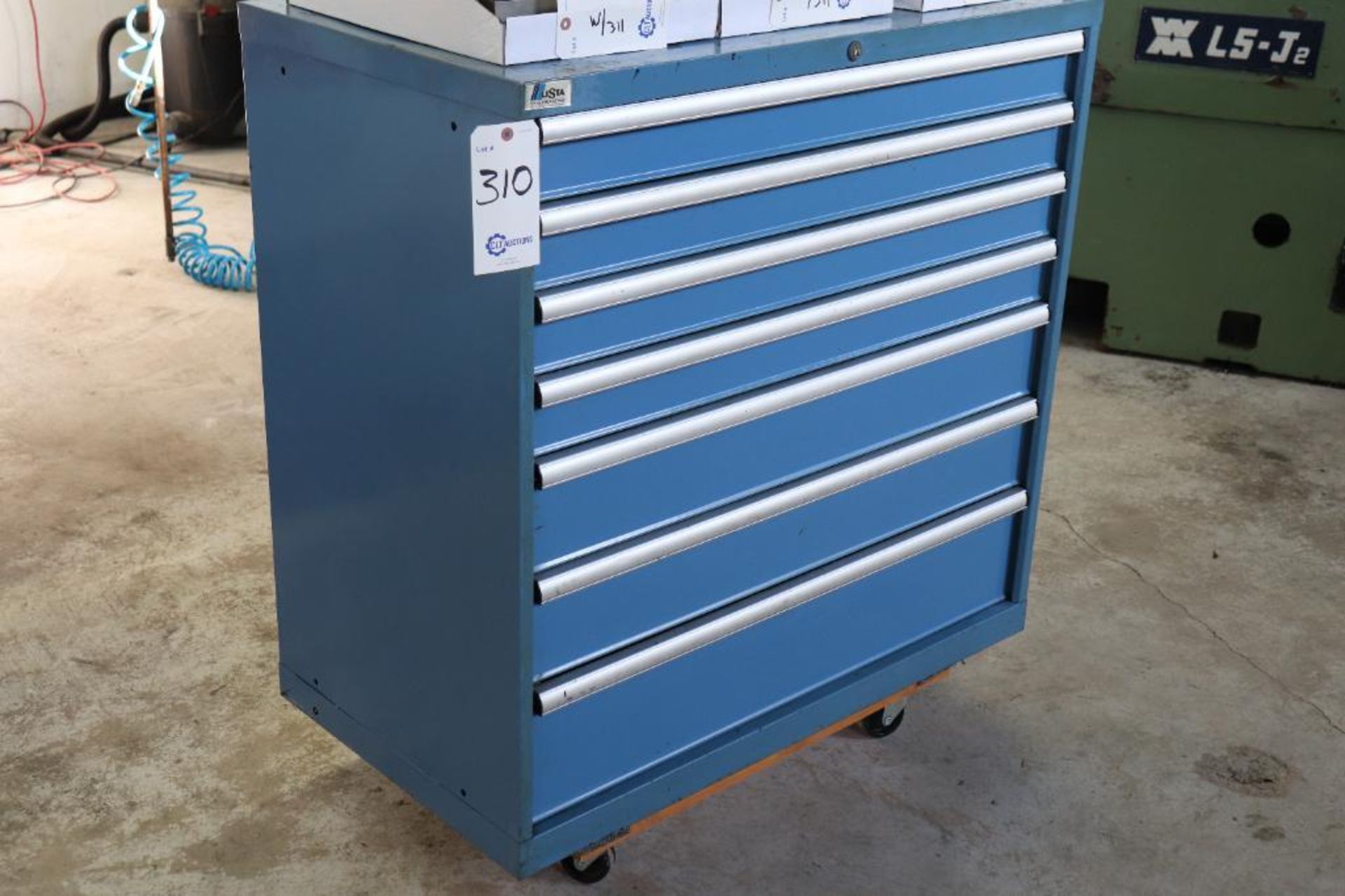 Wide 7 drawer Lista cabinet