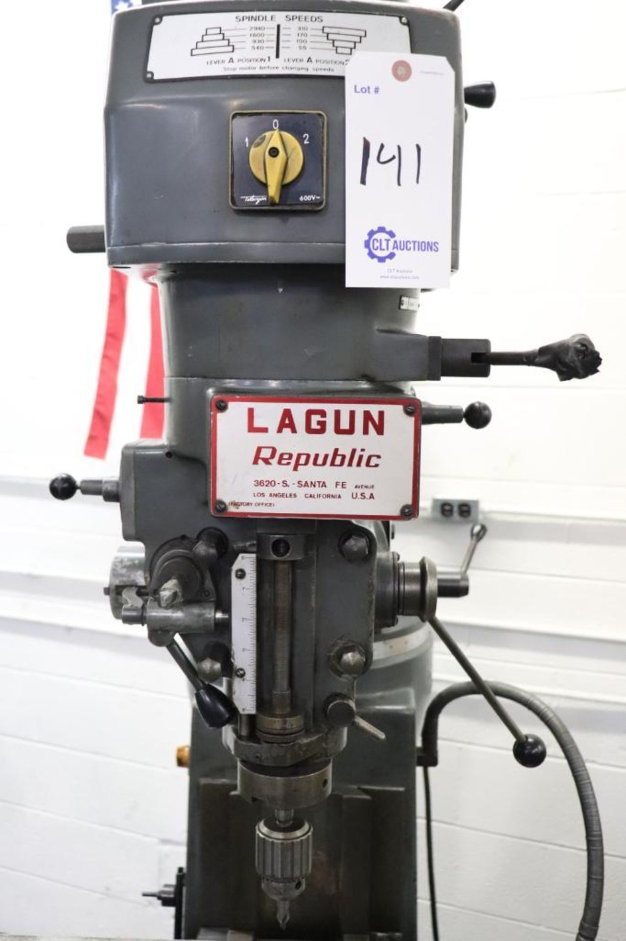 Lagun FT 1 vertical milling machine - Image 6 of 22
