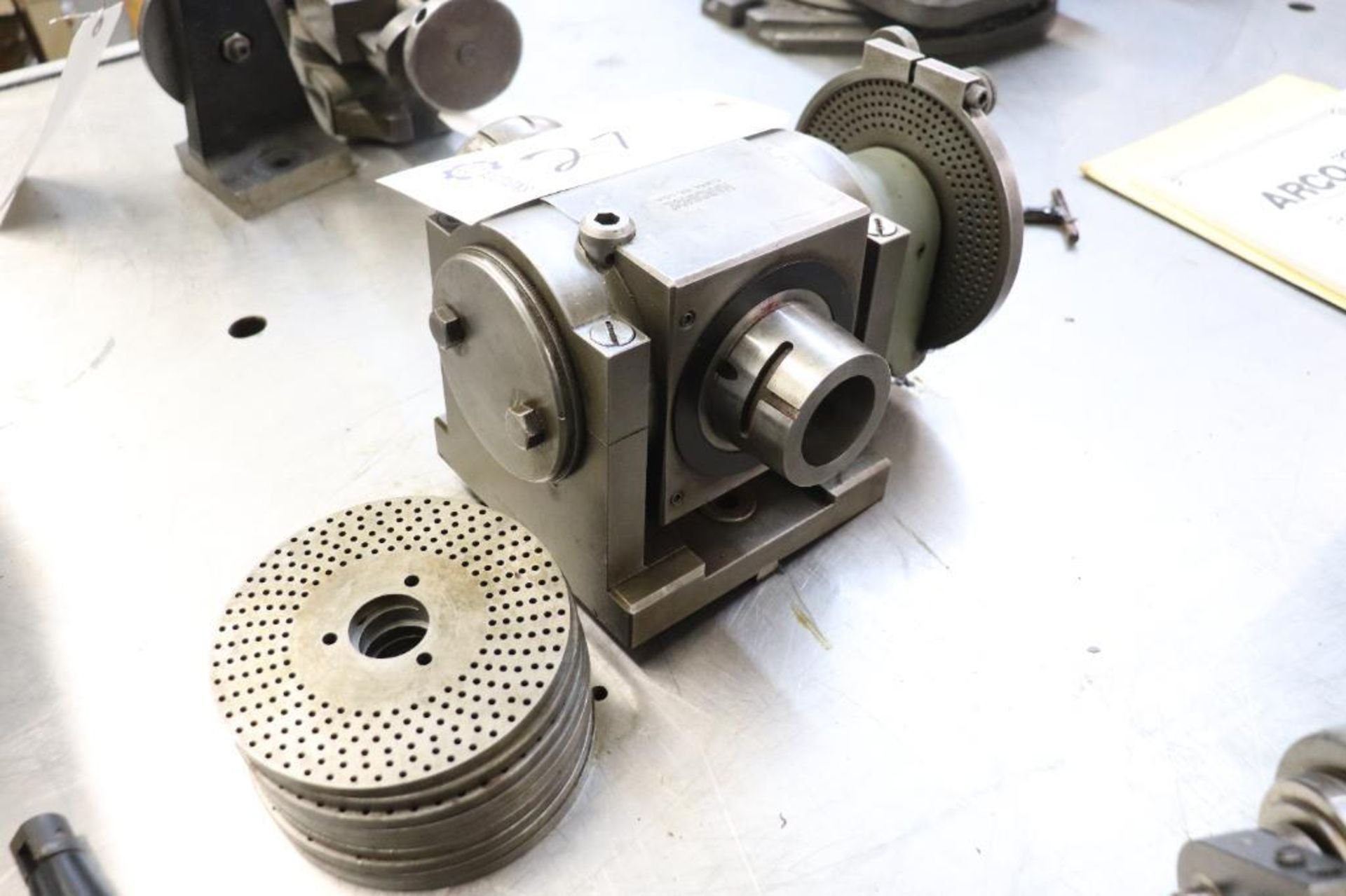 Hardinge taper pin indexer w/ plates