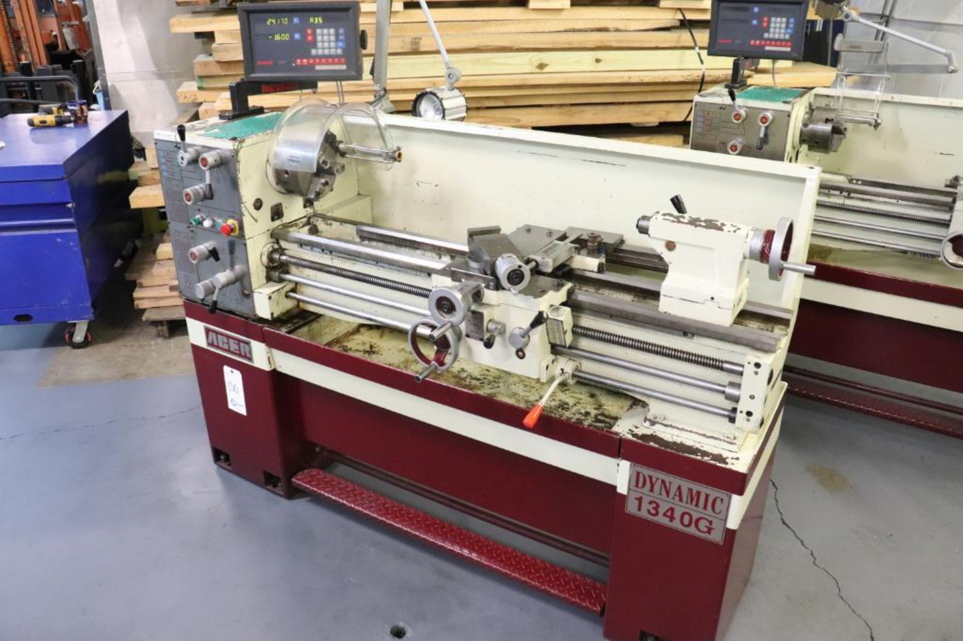 Acer Dynamic 1340G lathe w/ Newall DRO