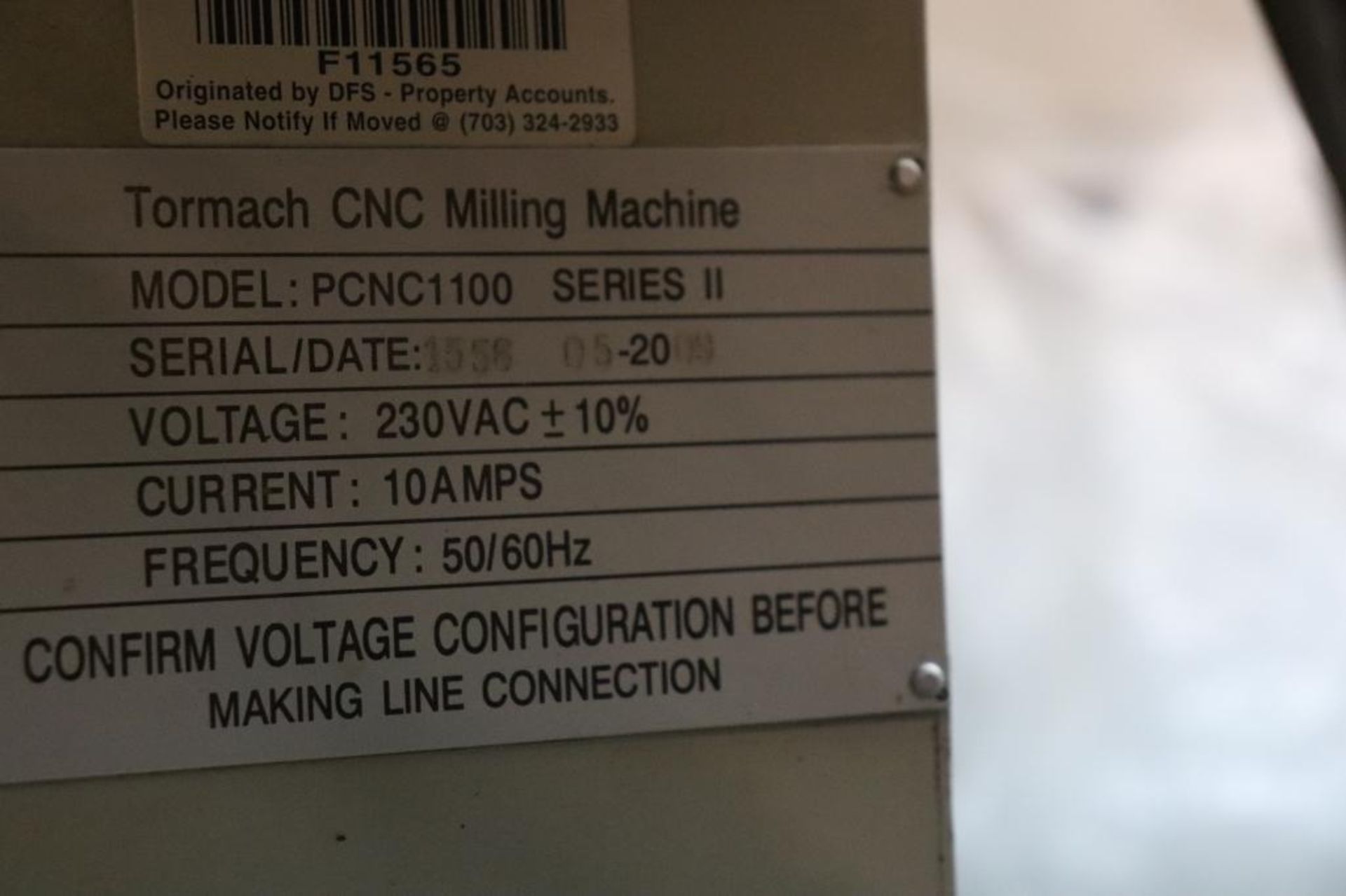 Tormach PCNC1100 CNC milling machine - Image 13 of 26