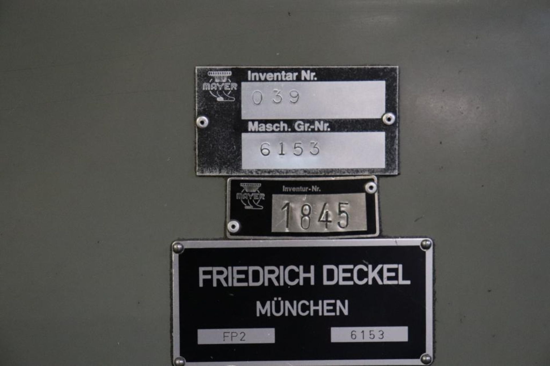 Deckel FP2 universal milling machine - Image 11 of 22