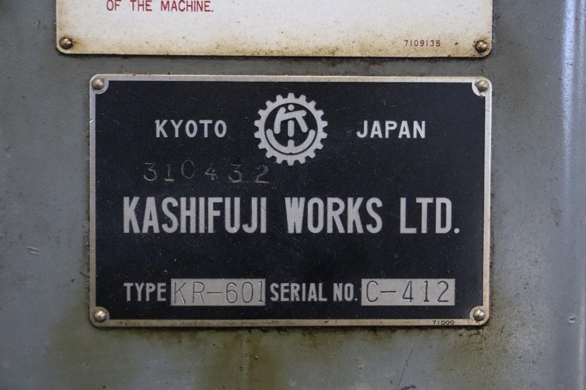 Kashifuji KR-601 universal gear hobbing machine - Image 6 of 23