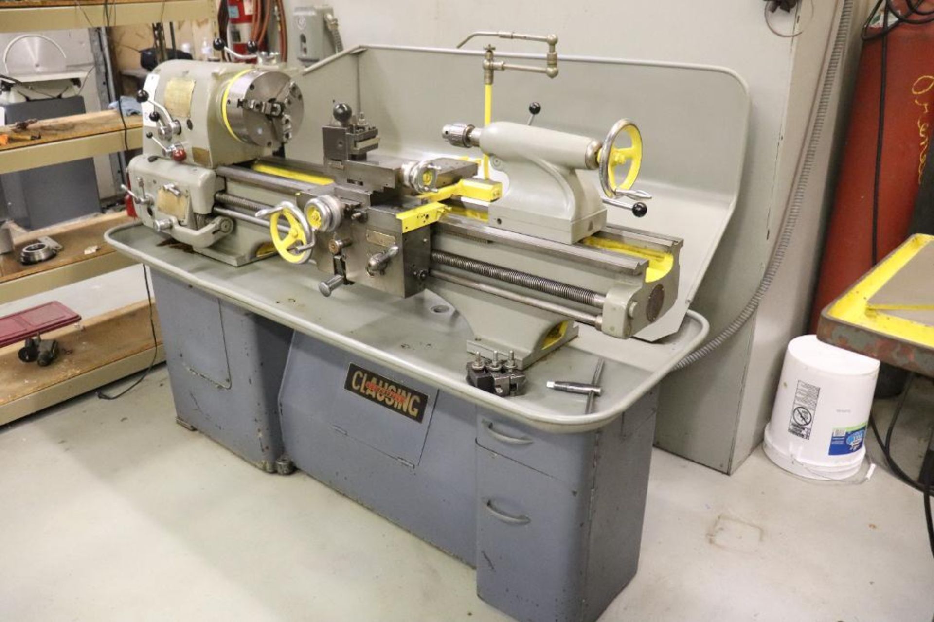 Clausing Colchester 13"x 36" engine lathe - Image 3 of 24