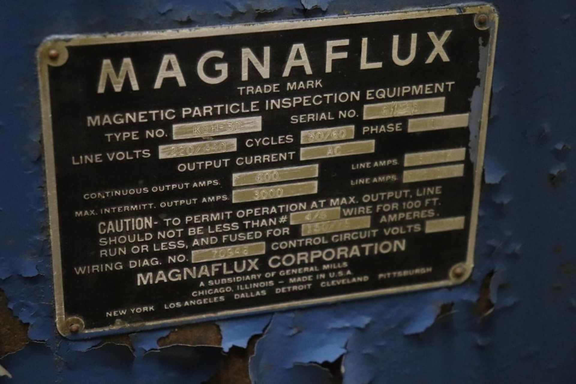 Magnaflux KSH-3D magnetic particle tester - Image 7 of 10