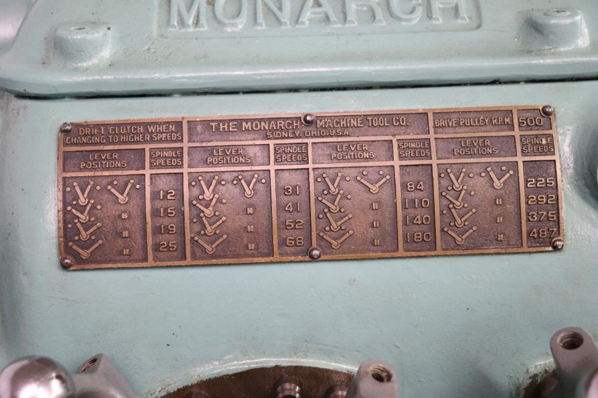 Monarch 16" x 30" engine lathe - Image 7 of 20