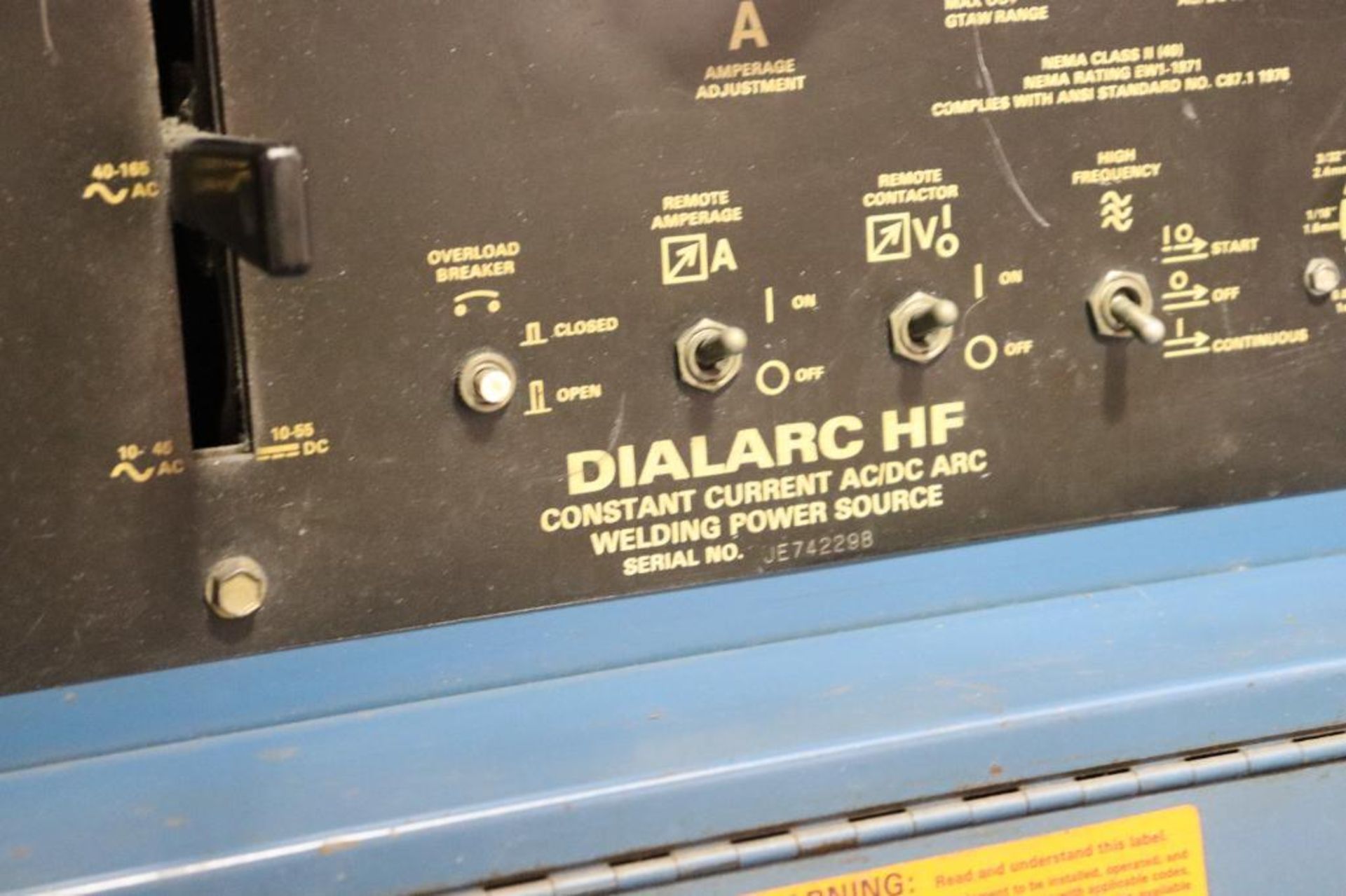 Miller Dial arc HF welder - Image 4 of 5