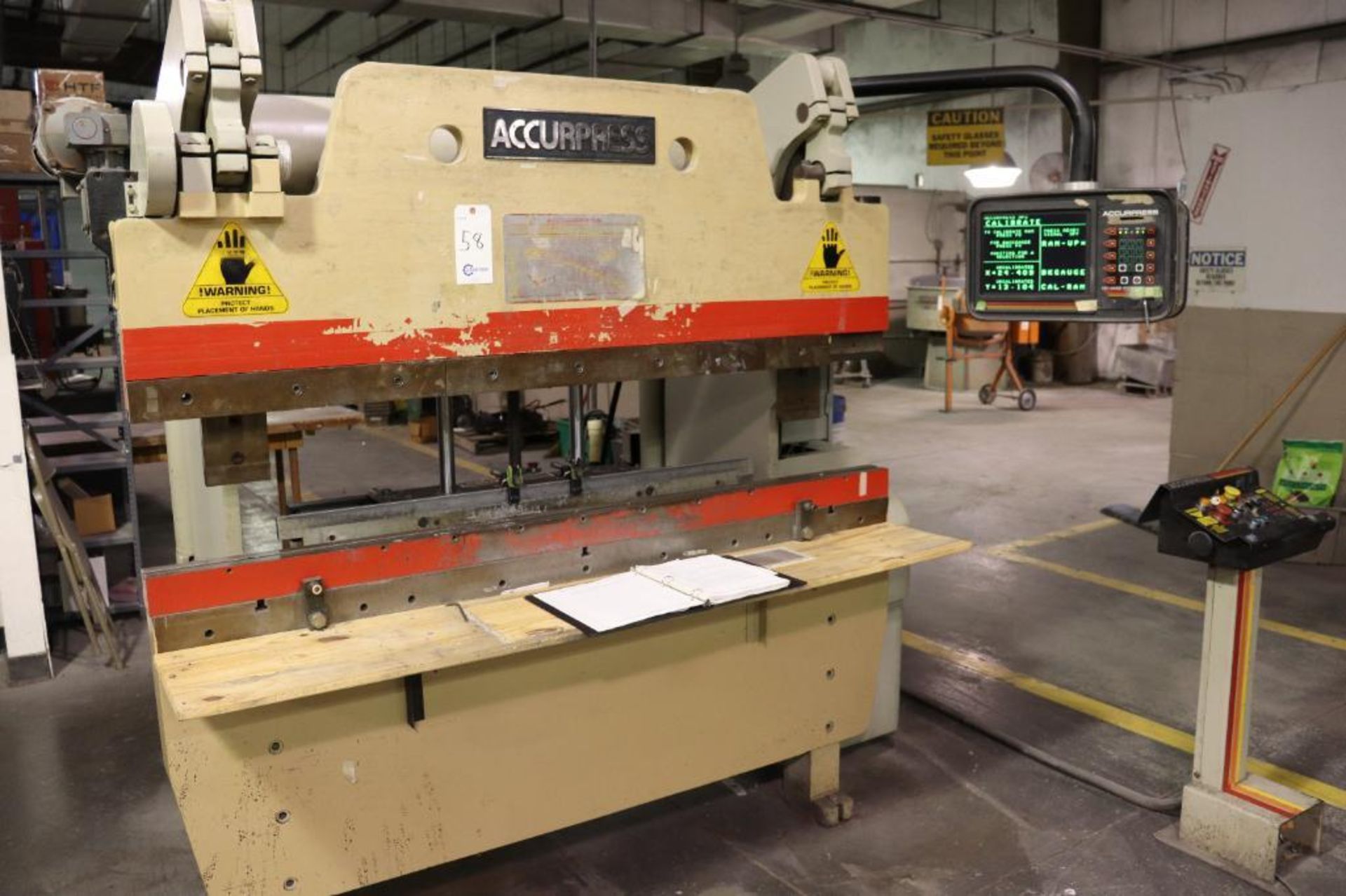 Accurpress 7606 60 ton 6' CNC press brake