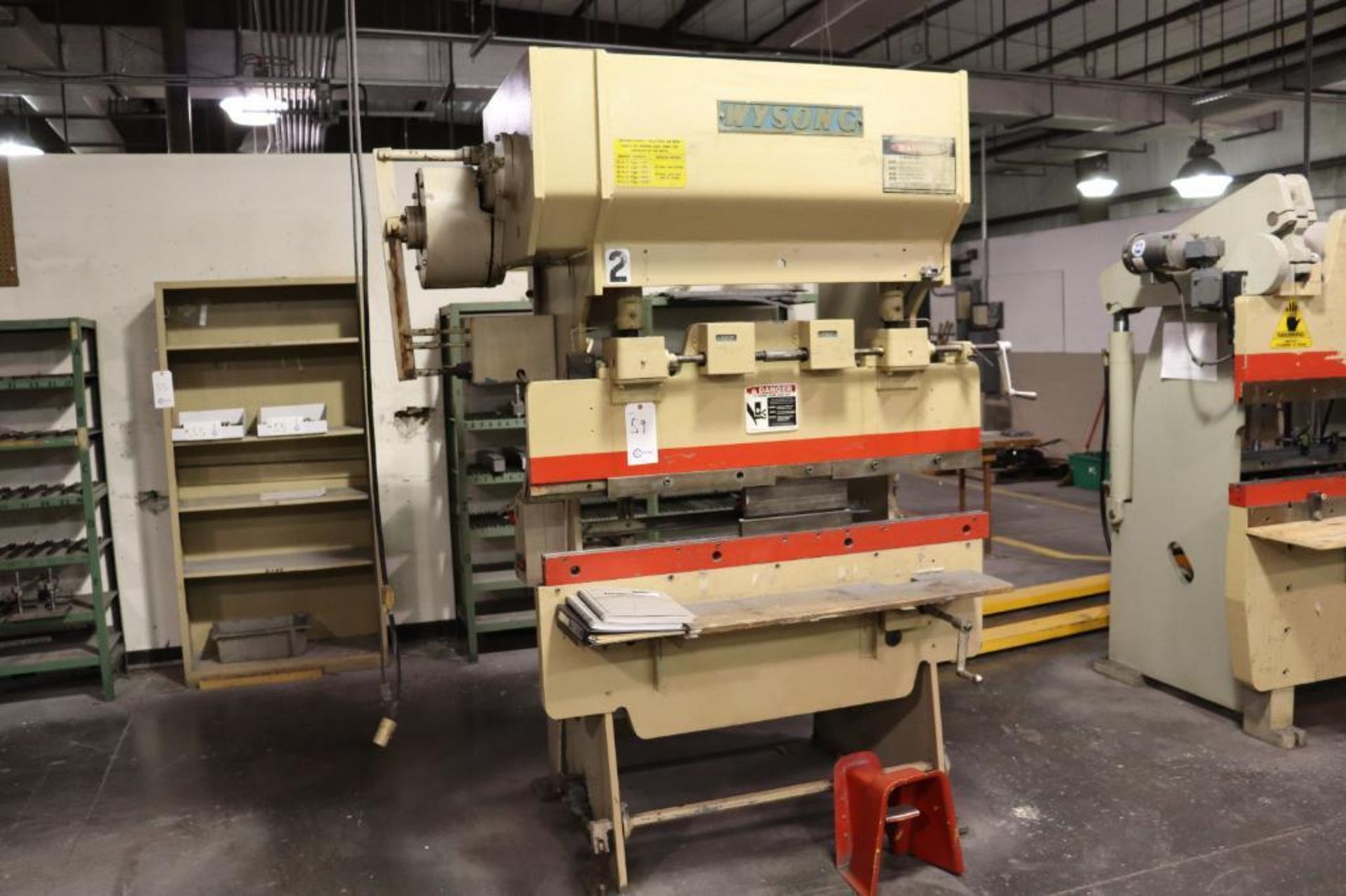 Wysong 2052 mechanical press brake - Image 2 of 13