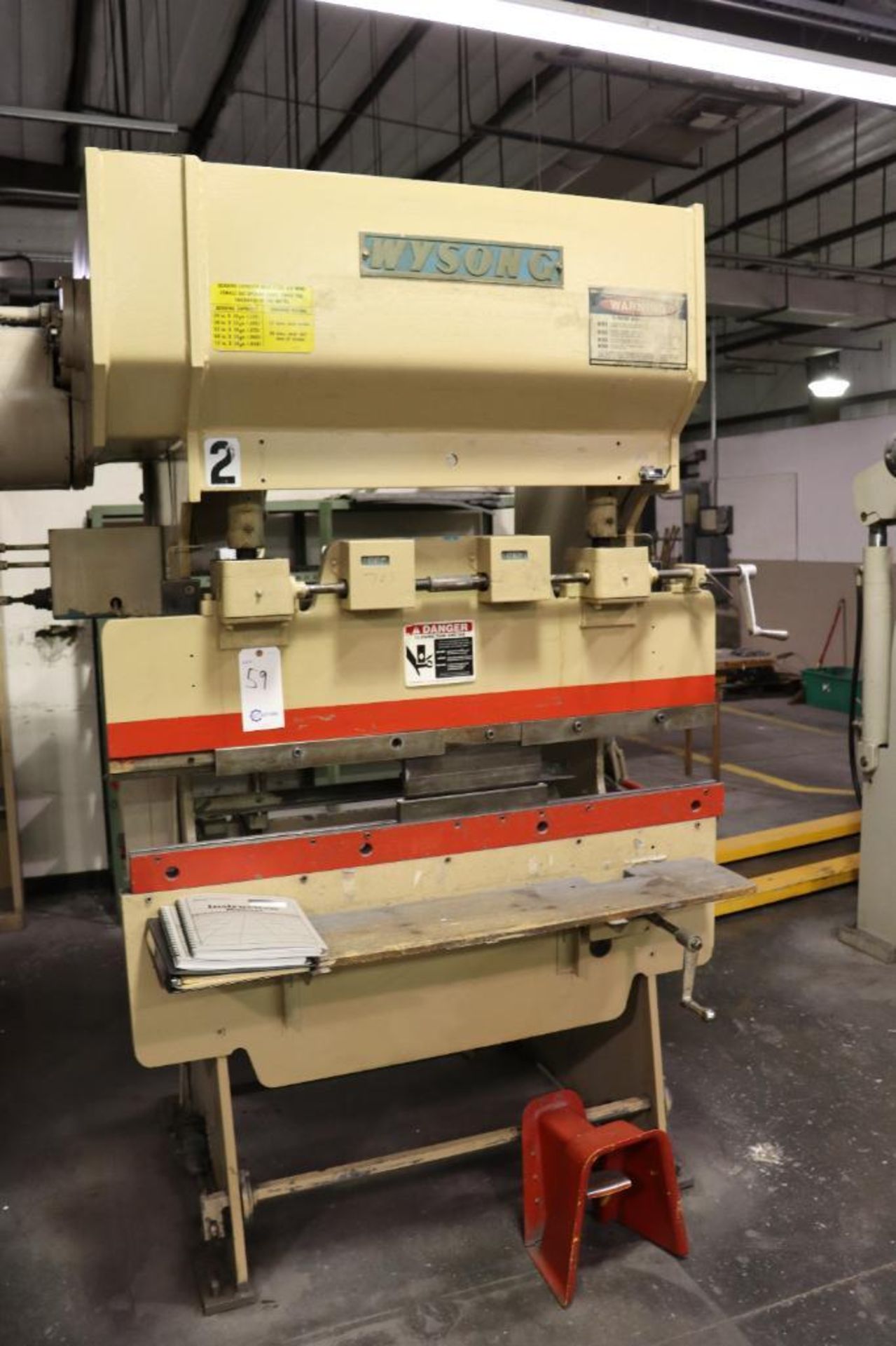 Wysong 2052 mechanical press brake