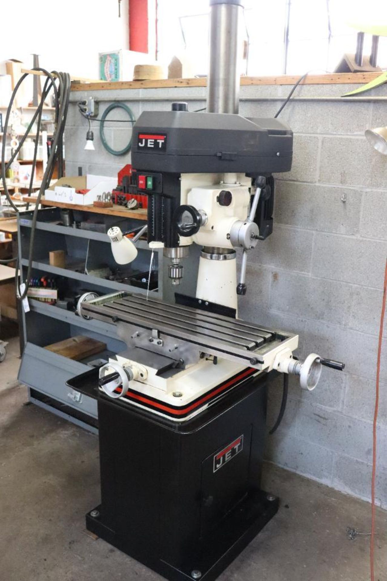 Jet JMD 18PFN milling machine, 1ph w/ tooling - Image 2 of 17