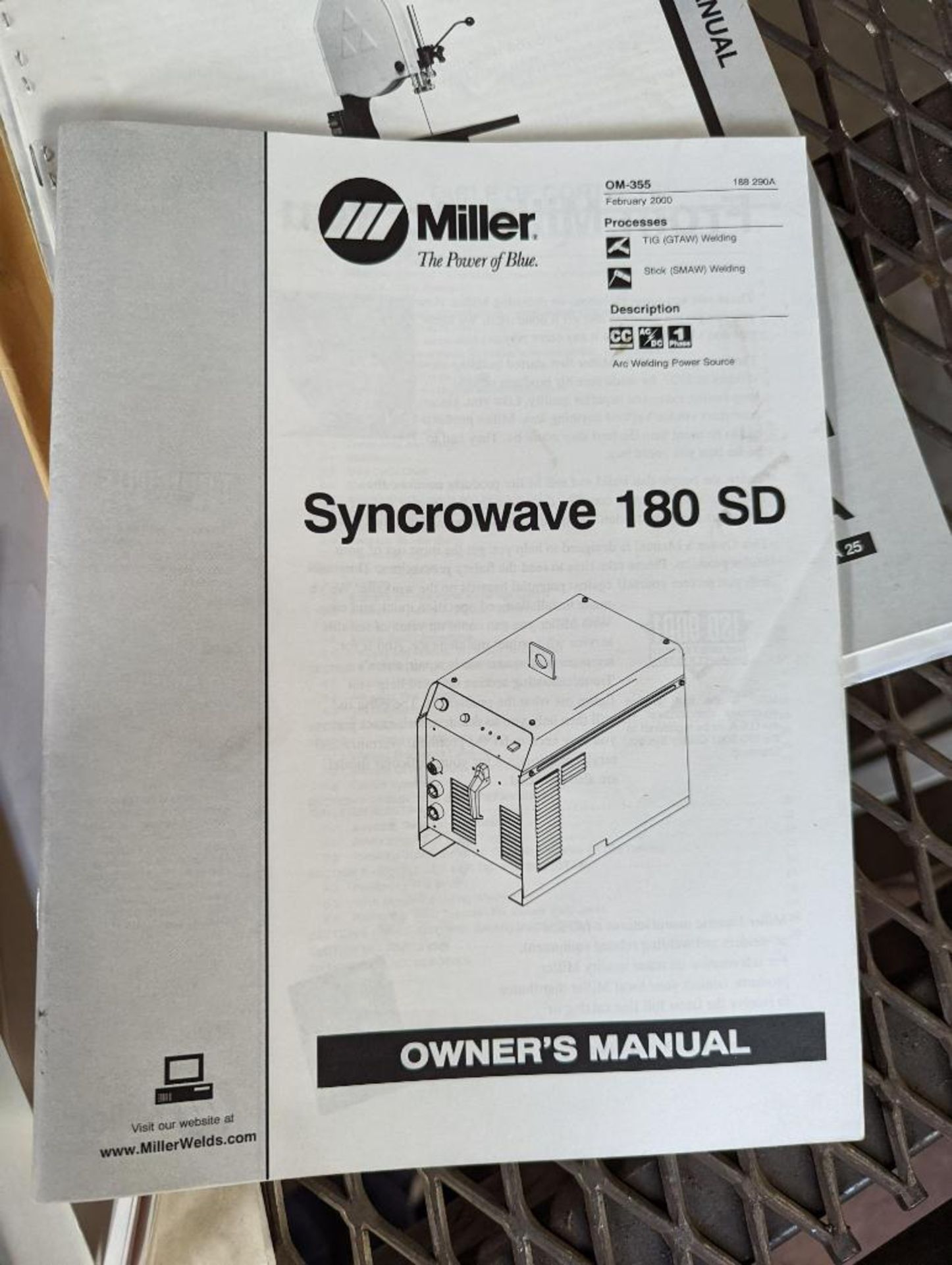 Miller Syncrowave 180SD welder - Image 9 of 10