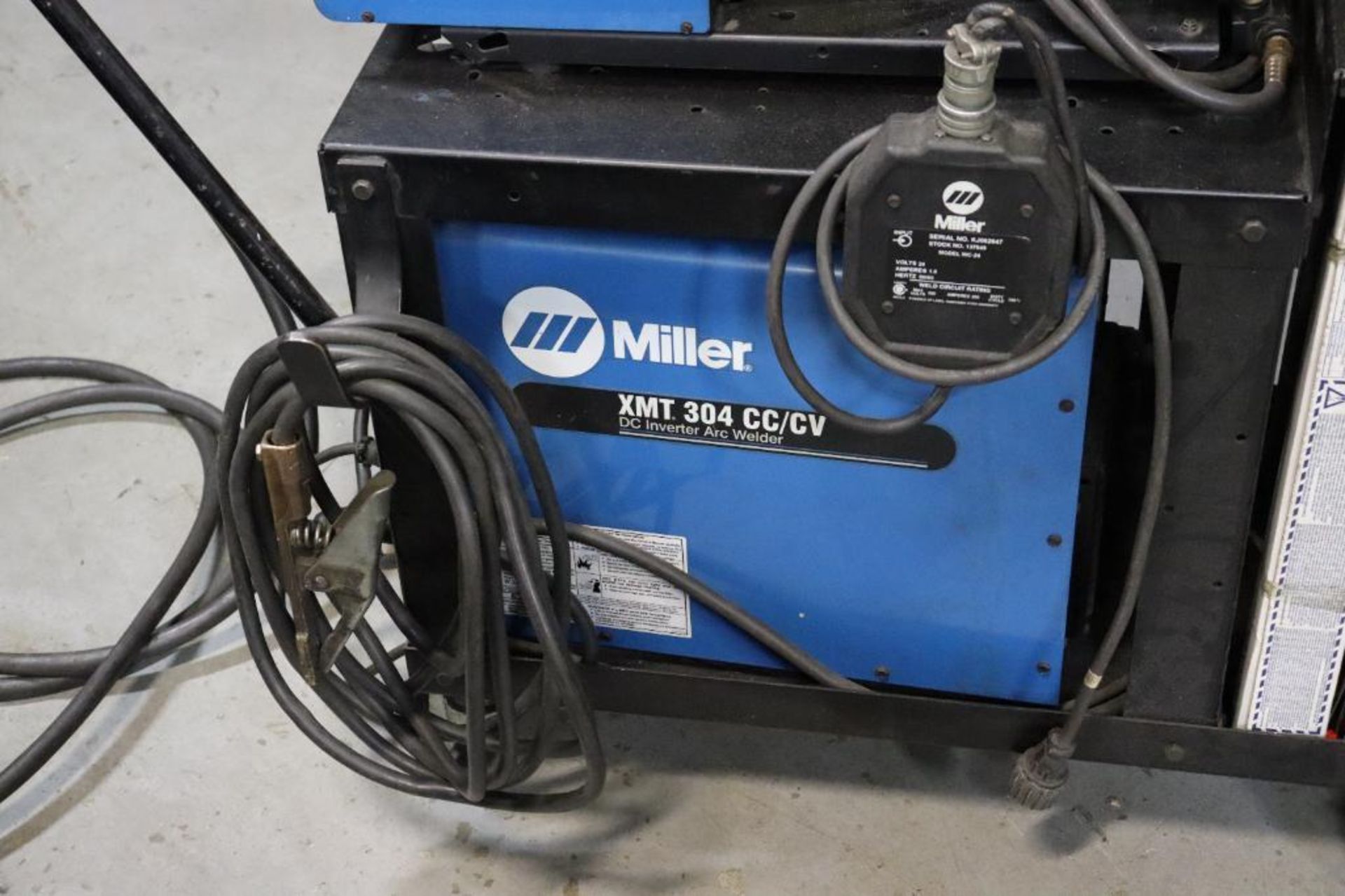 Miller XMT 304 CC/CV multiprocess welder w/ wire feeder - Image 2 of 9