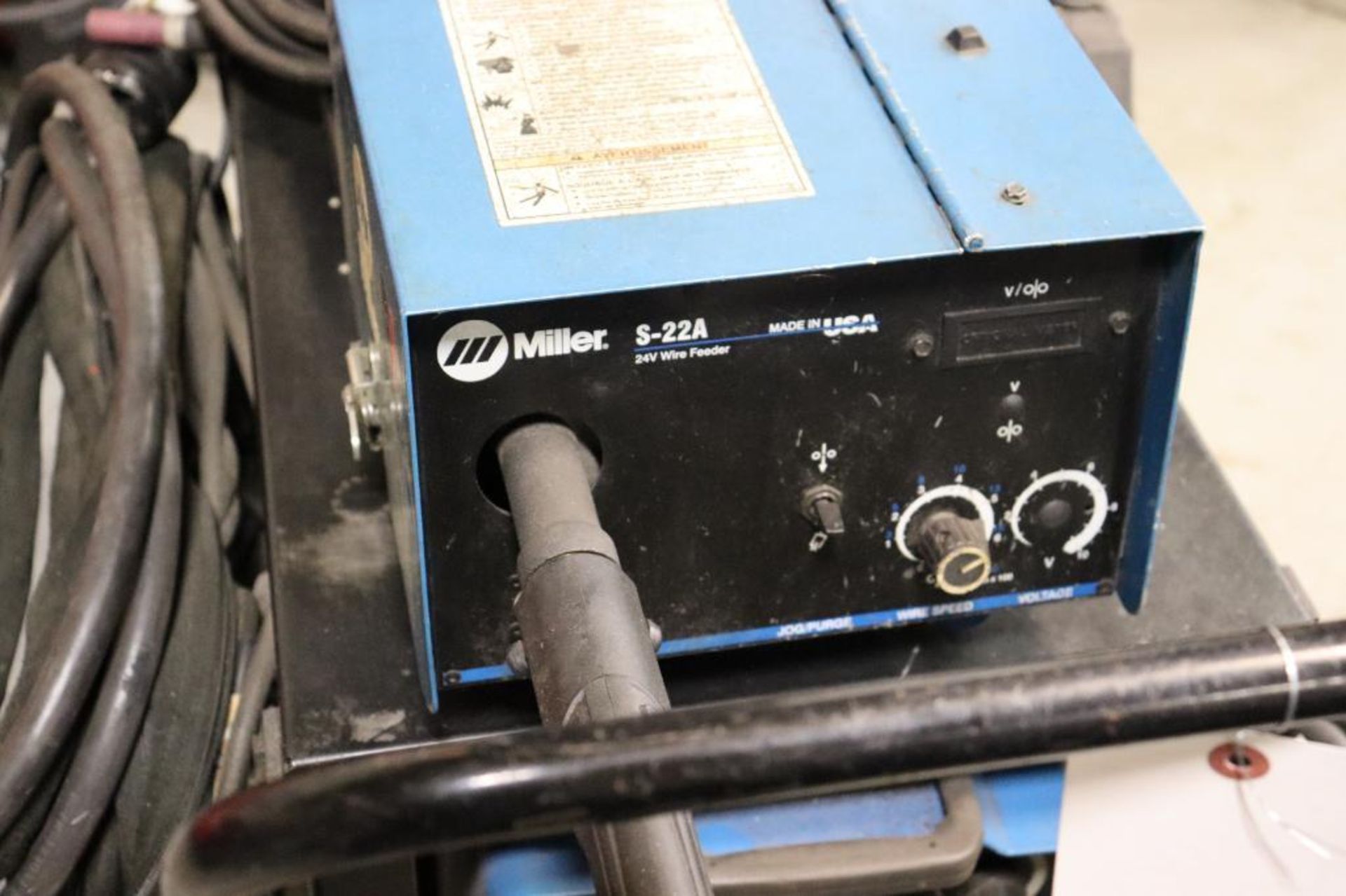 Miller XMT 304 CC/CV multiprocess welder w/ wire feeder - Image 6 of 9