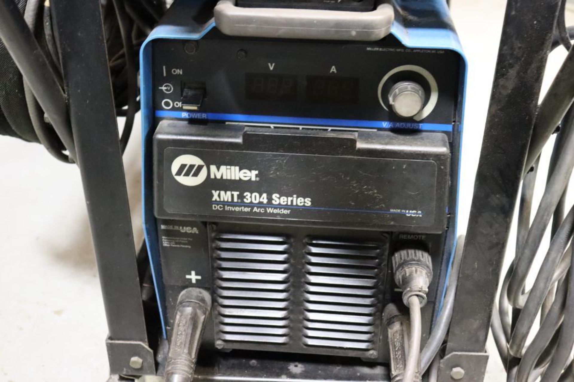 Miller XMT 304 CC/CV multiprocess welder w/ wire feeder - Image 5 of 9