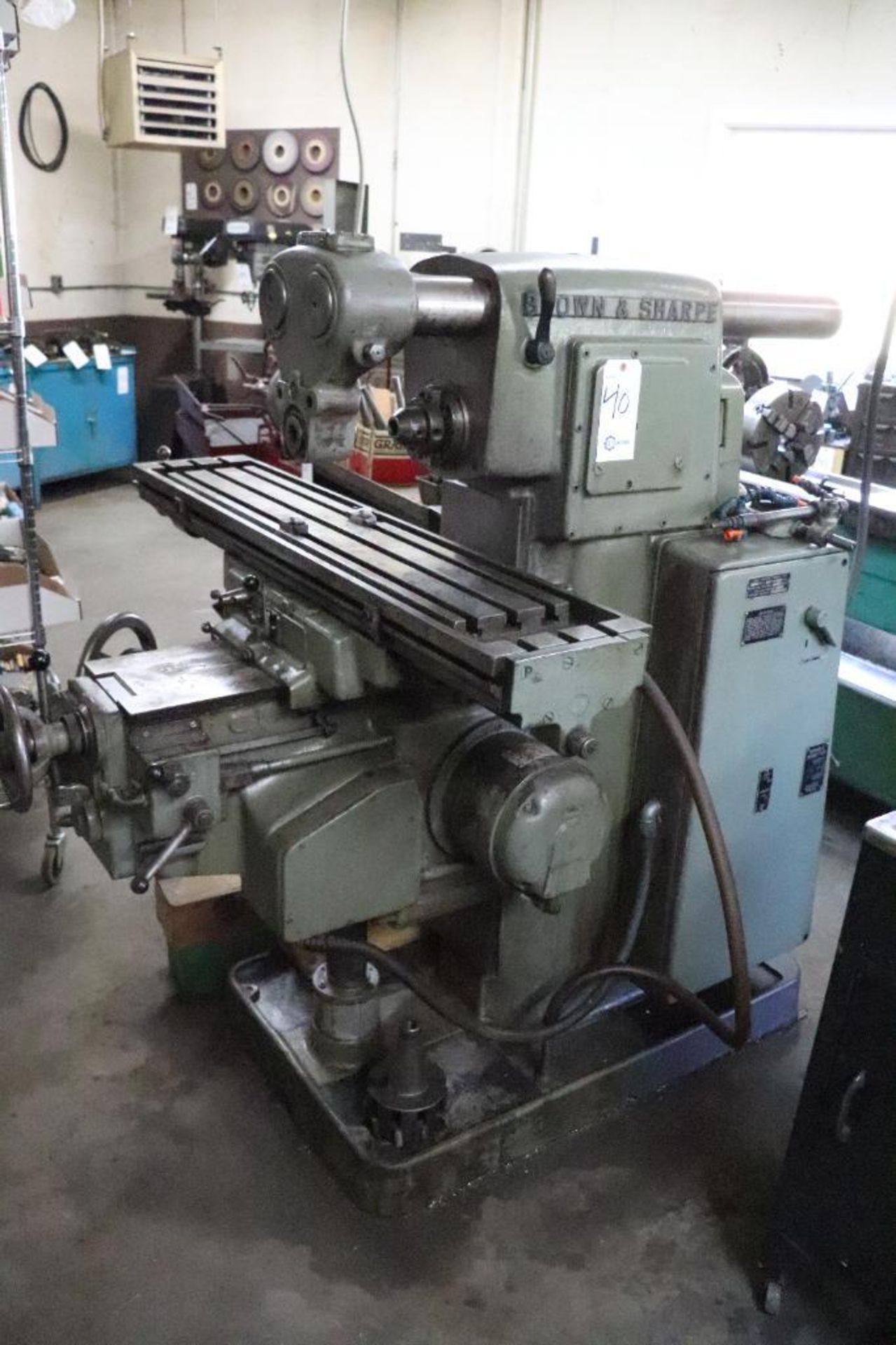 Brown & Sharpe No.2 Plain horizontal milling machine