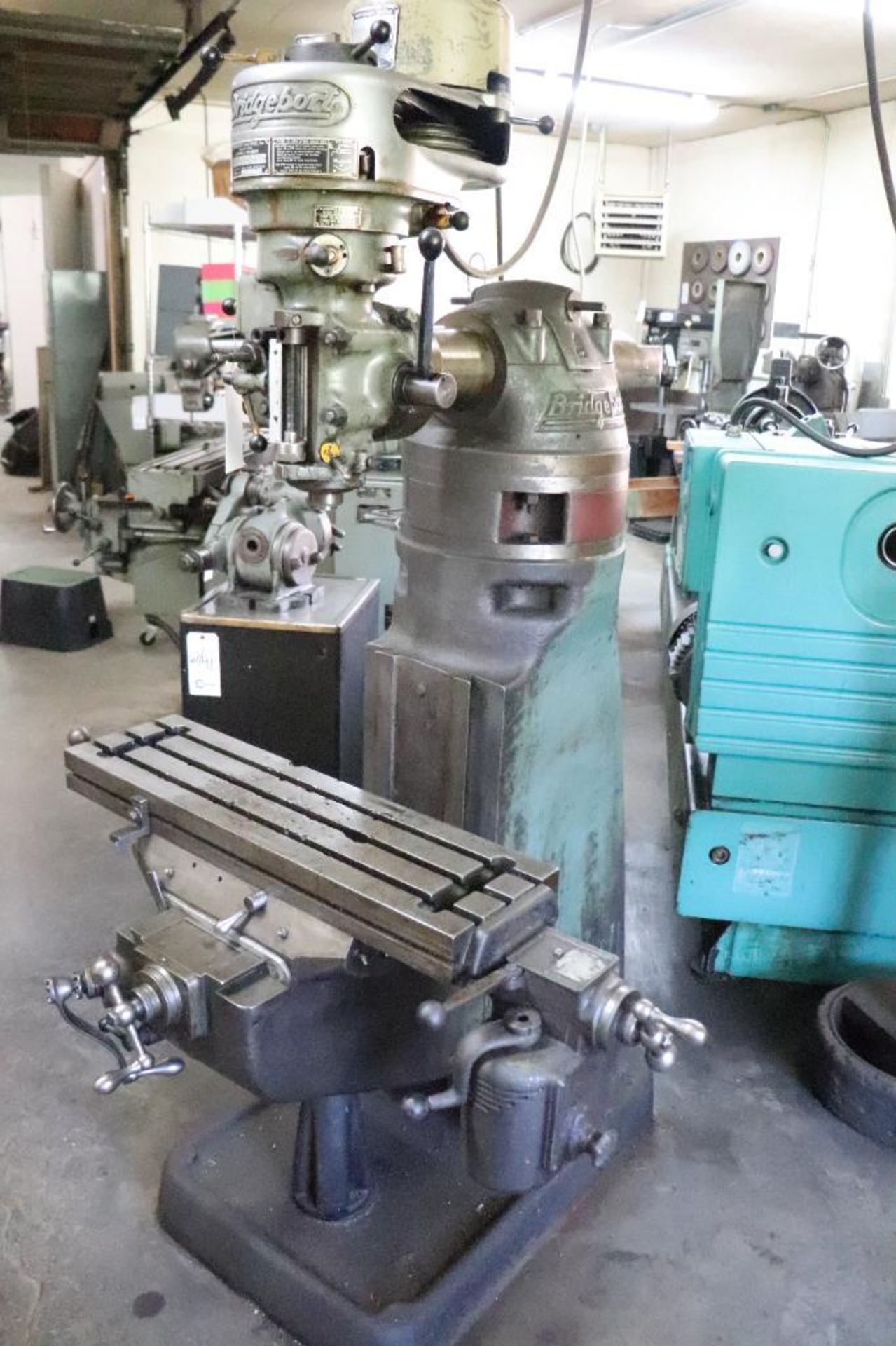 Bridgeport round arm vertical milling machine