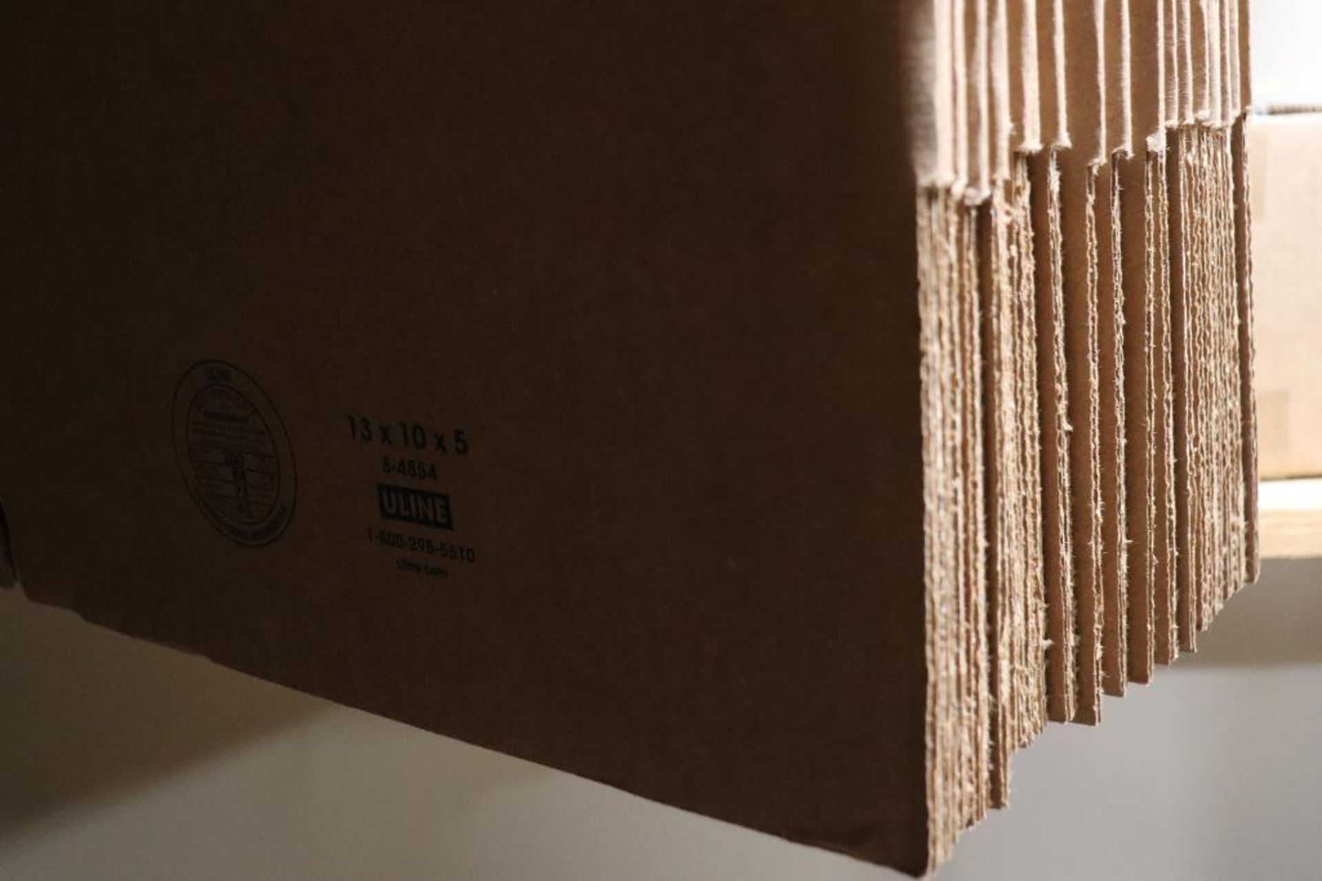 Uline cardboard boxes - Image 6 of 25