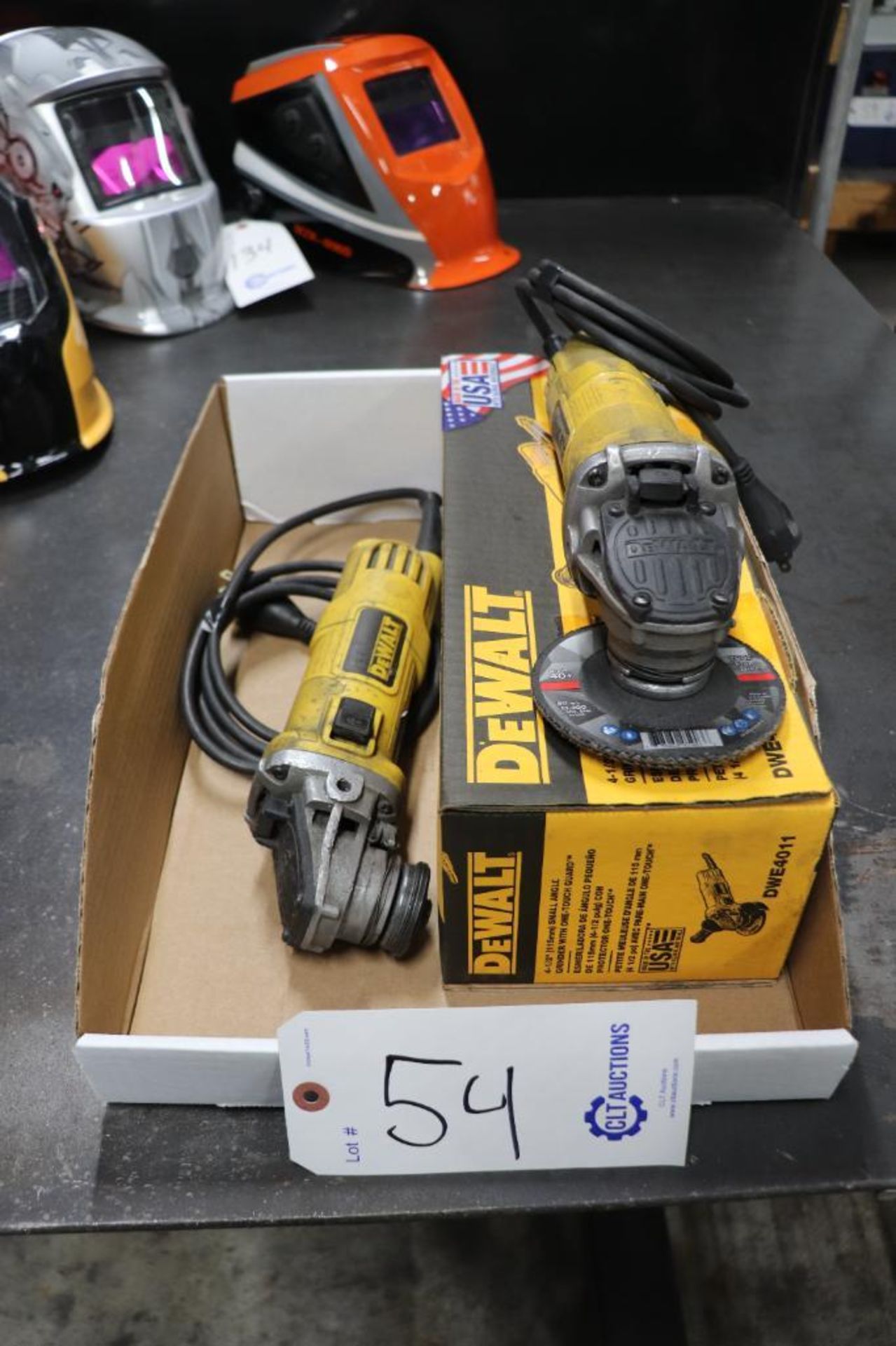 DeWalt DWE4011 4.5" angle grinders