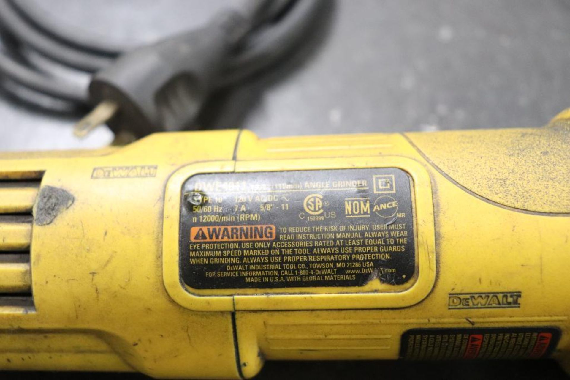 DeWalt DWE4011 4.5" angle grinders - Image 5 of 5