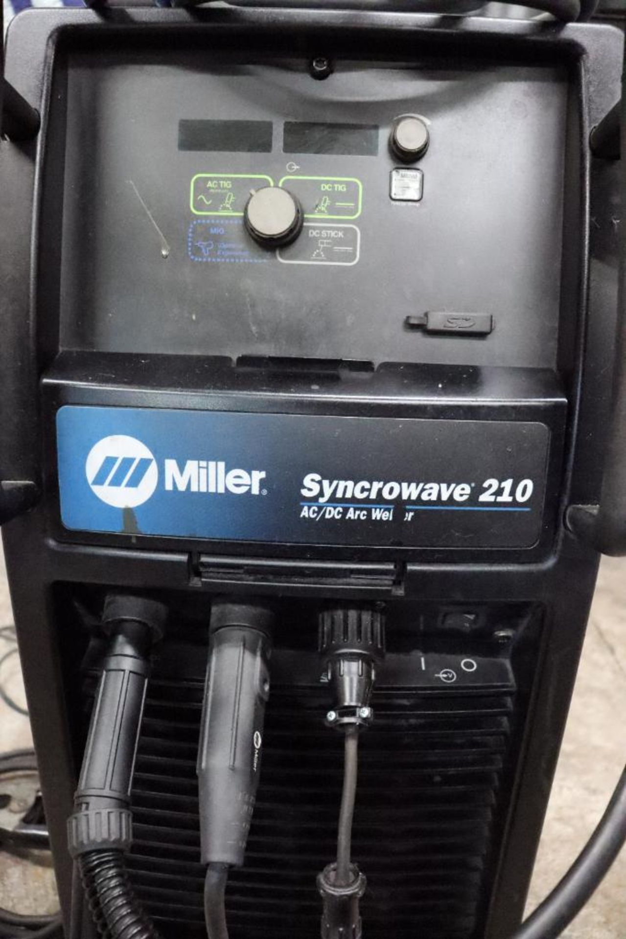 Miller Syncrowave 210 AC/DC arc welder w/ Spoolmate & foot pedal - Image 7 of 12