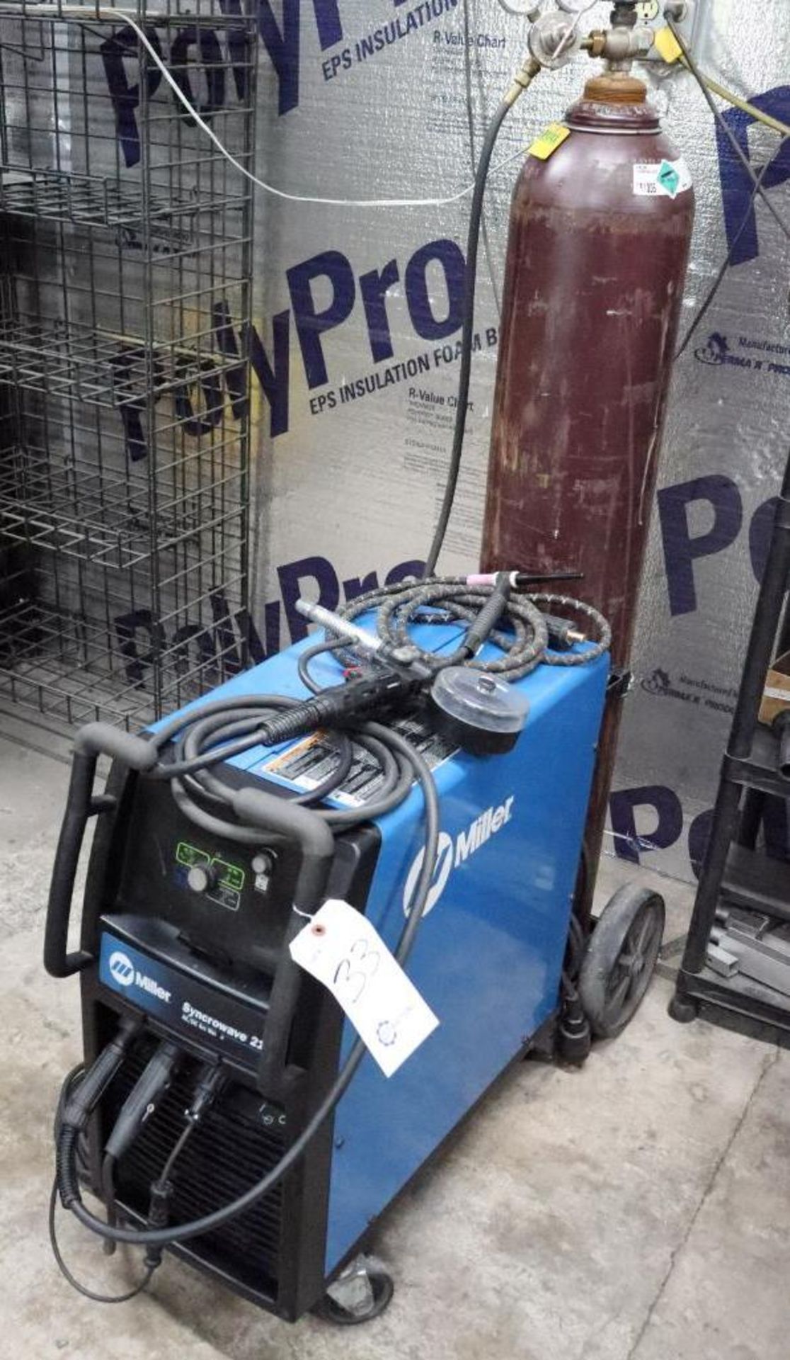 Miller Syncrowave 210 AC/DC arc welder w/ Spoolmate & foot pedal