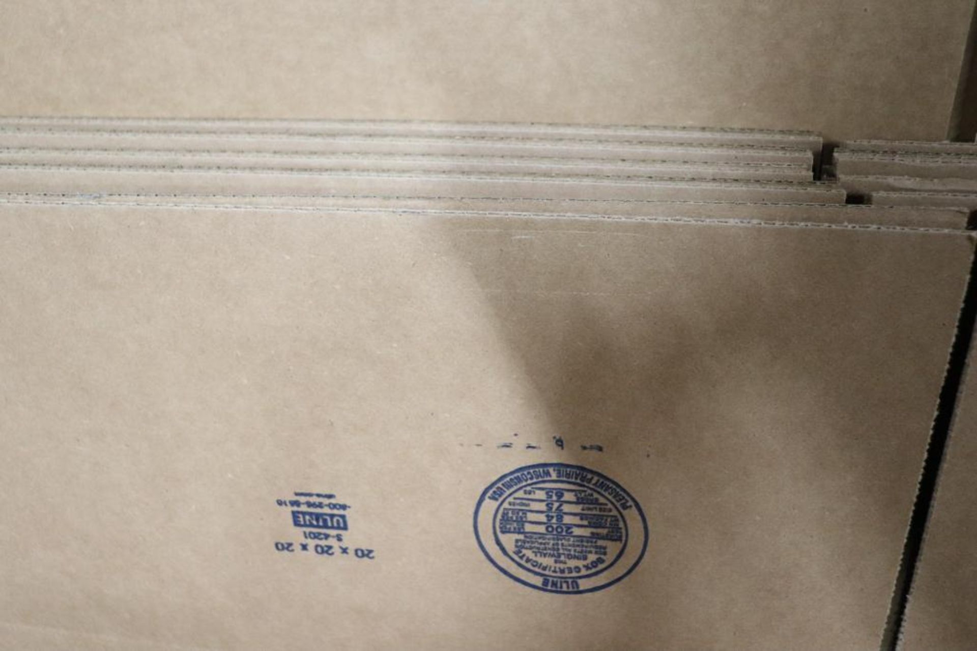 Uline cardboard boxes - Image 20 of 25
