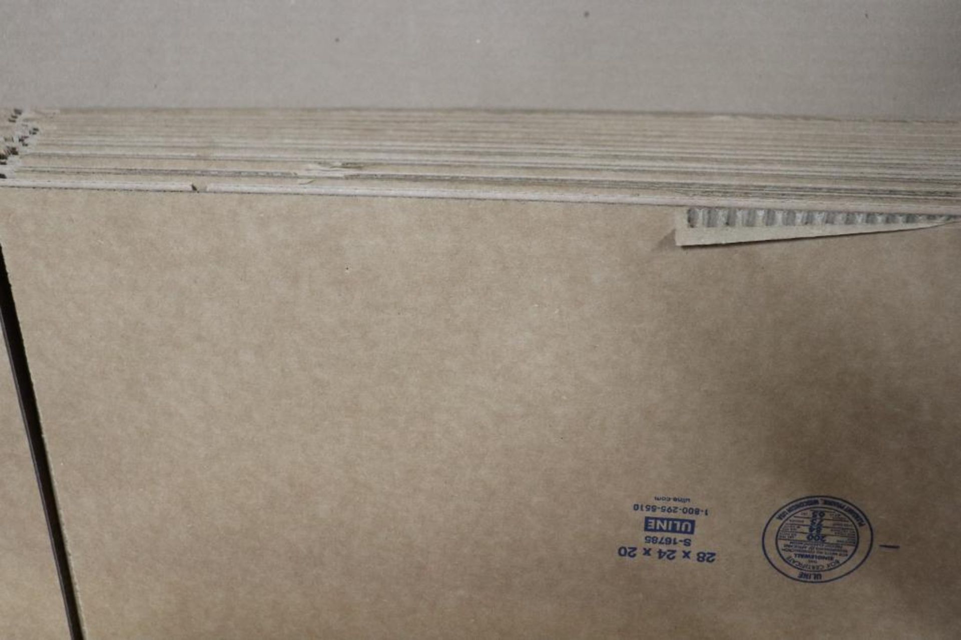Uline cardboard boxes - Image 21 of 25