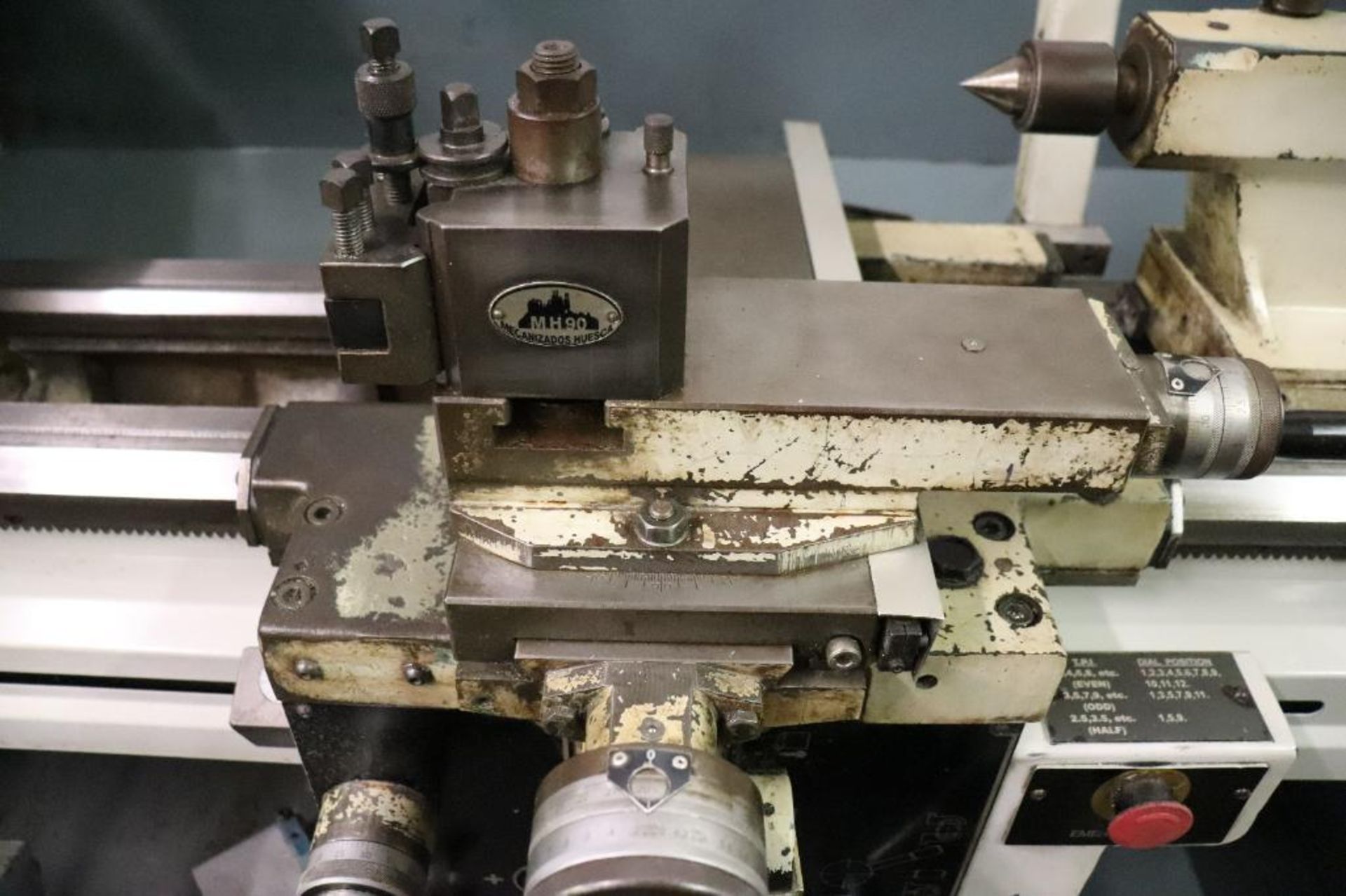Clausing-Metosa 1440S geared head engine lathe - Image 12 of 18