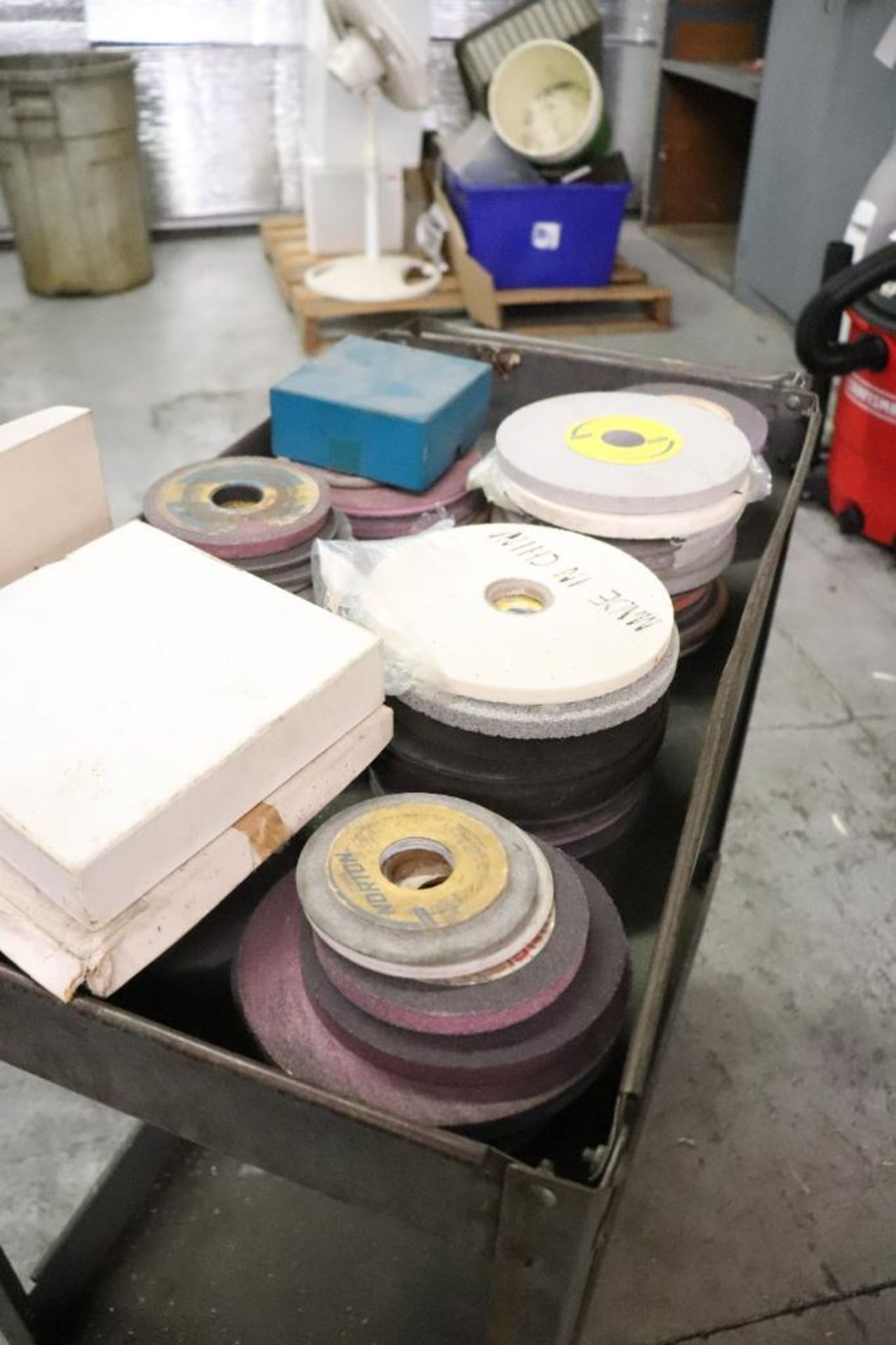 Cart of precision grinding wheels - Image 4 of 5