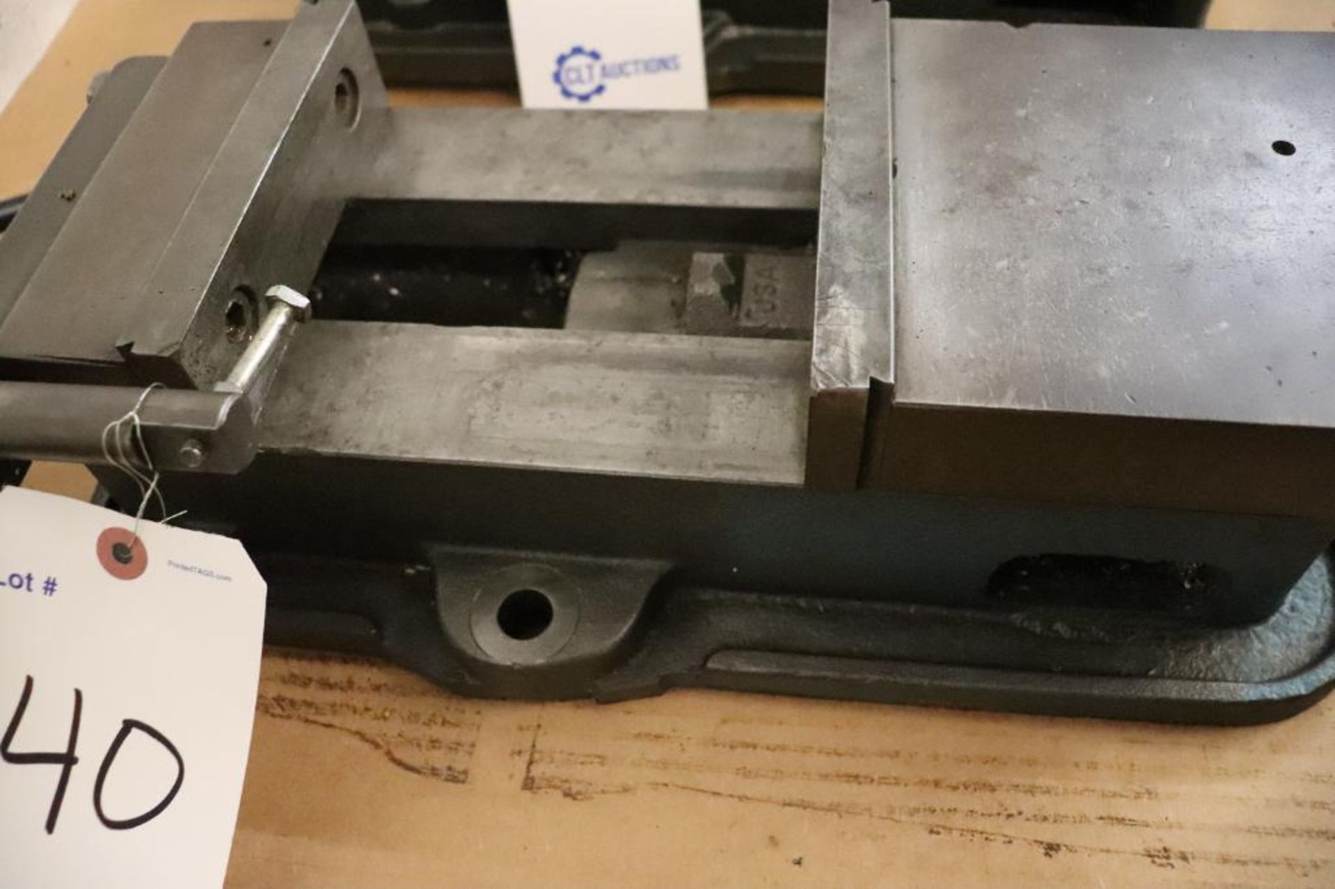 Kurt D60, 6" milling vise with stop - Image 3 of 5