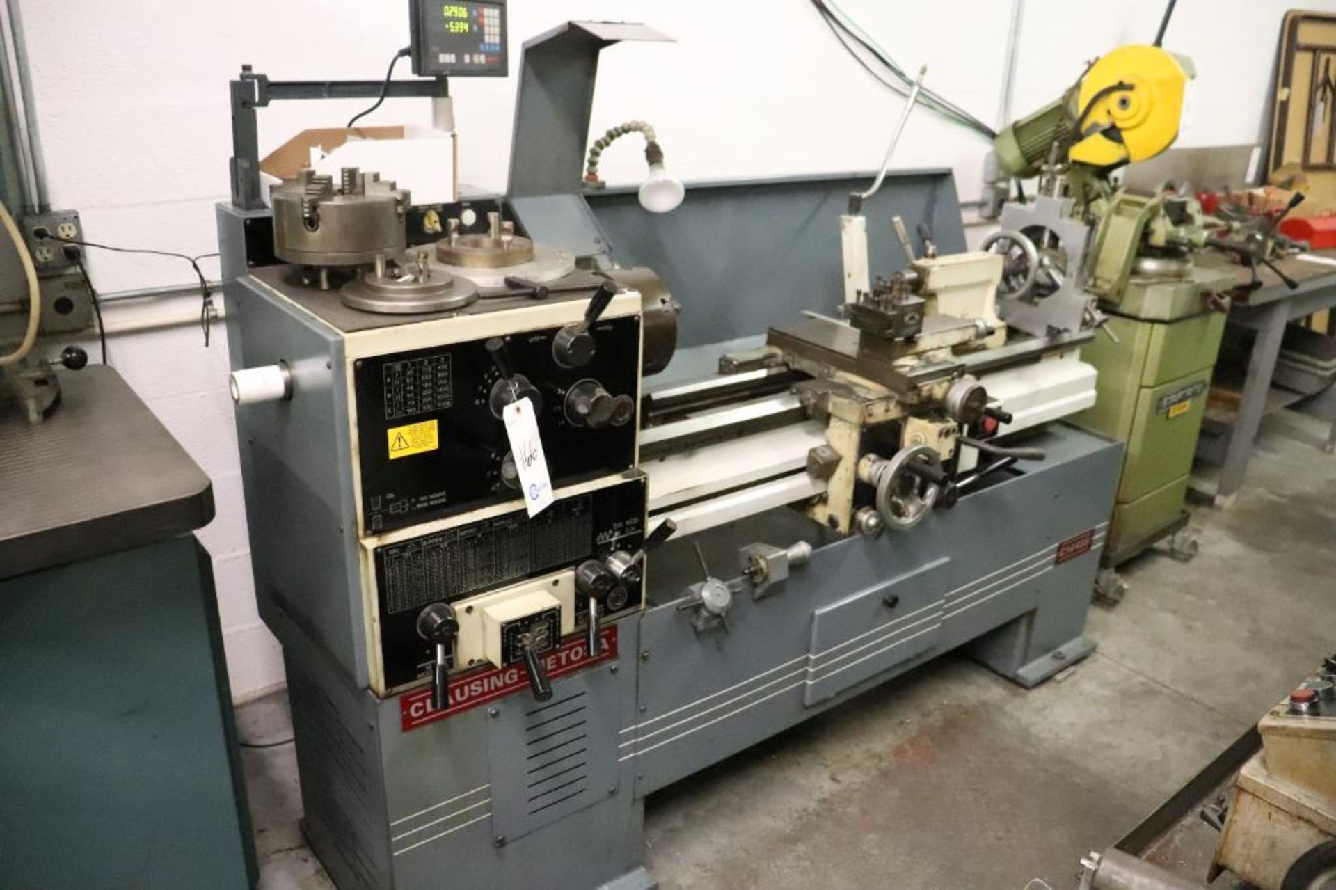 Clausing-Metosa 1440S geared head engine lathe