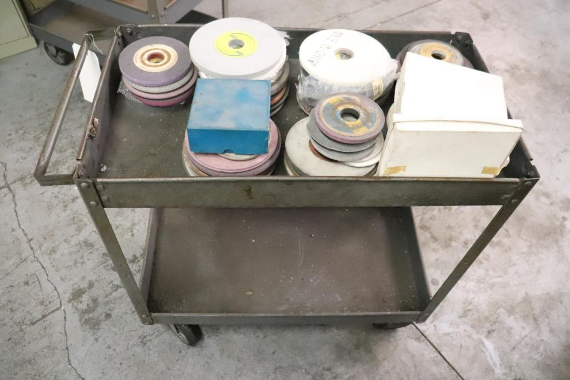 Cart of precision grinding wheels - Image 2 of 5