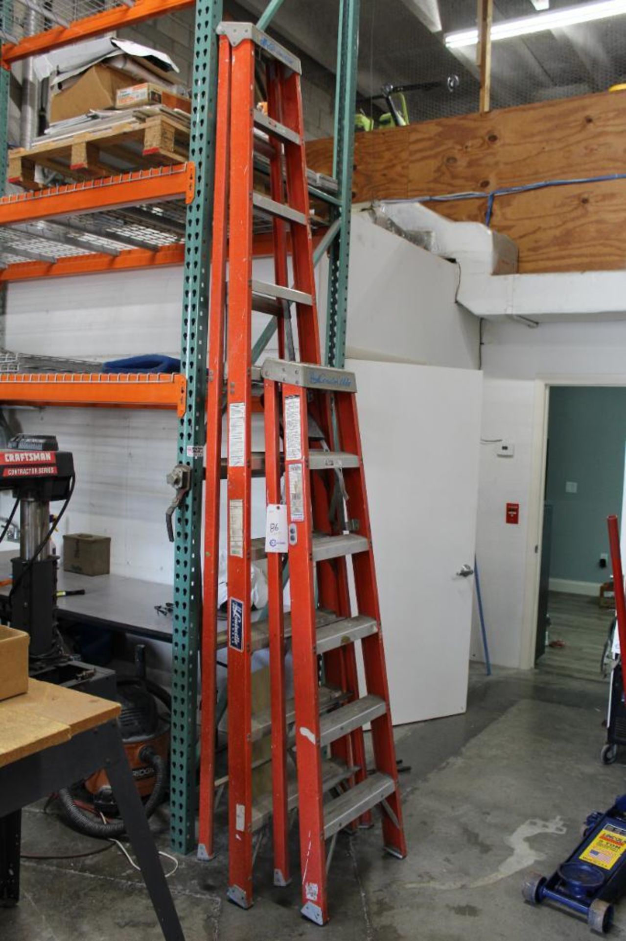 Loysville fiberglass ladders 6 ft, 10 ft - Image 2 of 2