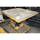 Econo lift hydraulic table lift 2000 lb. capacity
