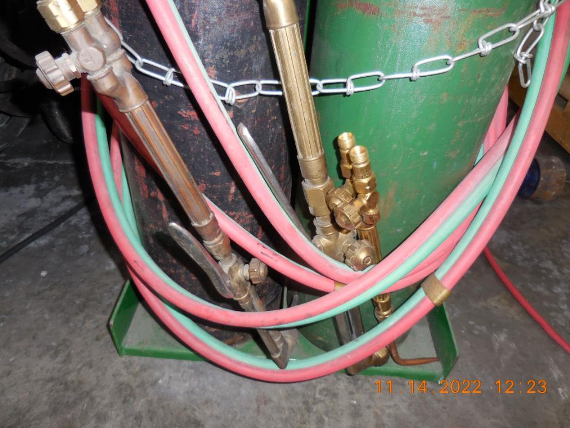 Oxygen and acetylene torch cart - Image 2 of 7