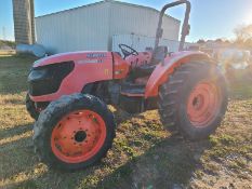 Kubota M7040SU 4wd, ser# 66115 3814 hours damage to front grill stearing wheel colum will come up