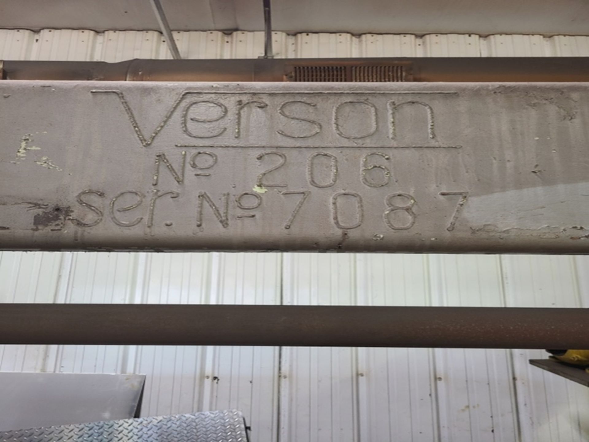 Verson 60 ton Mechanical Press Brake No. 206 ser# 7087 - Image 2 of 5